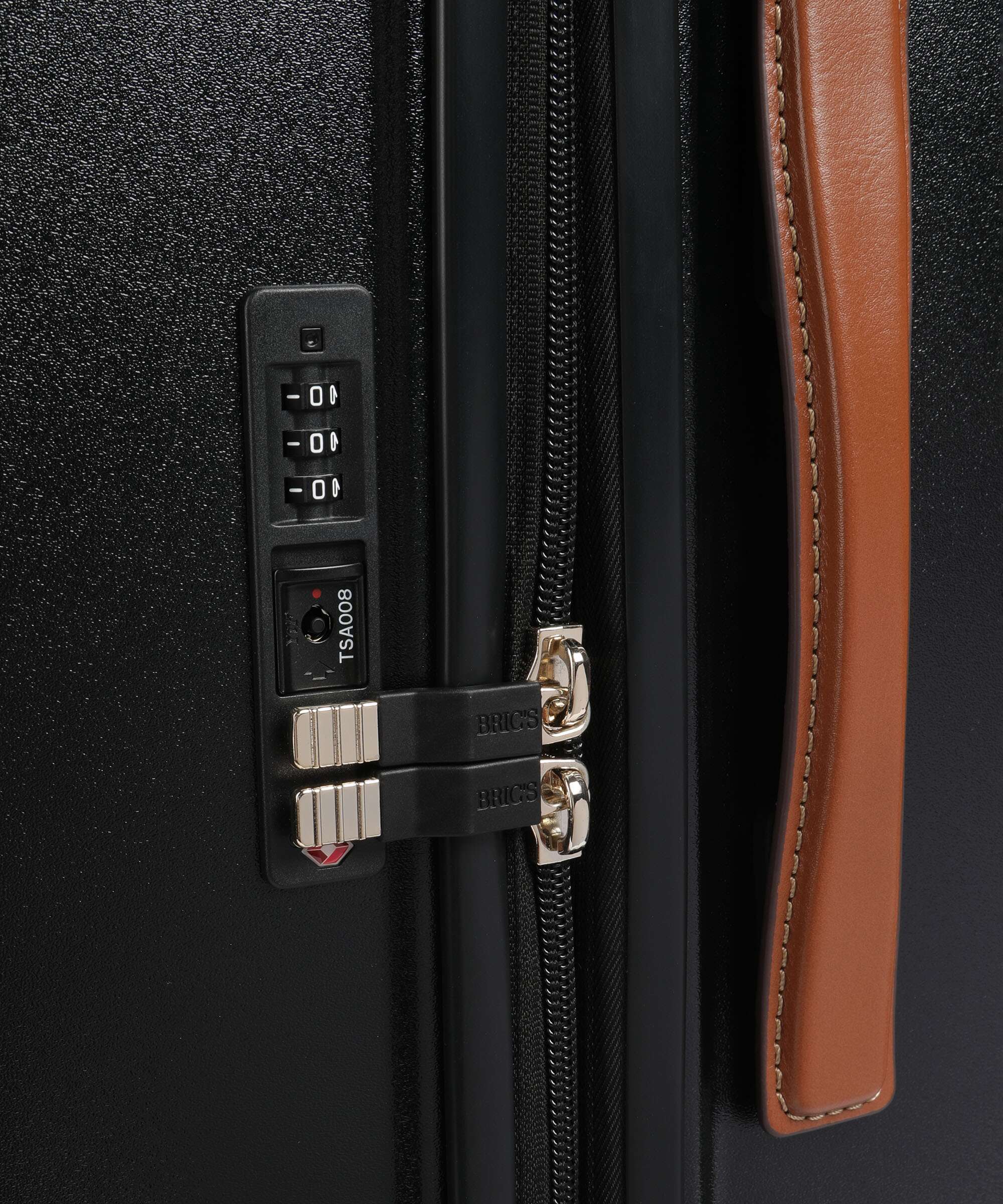 Brics Bellagio Walizka na 4 kołach black/tan - Image 3