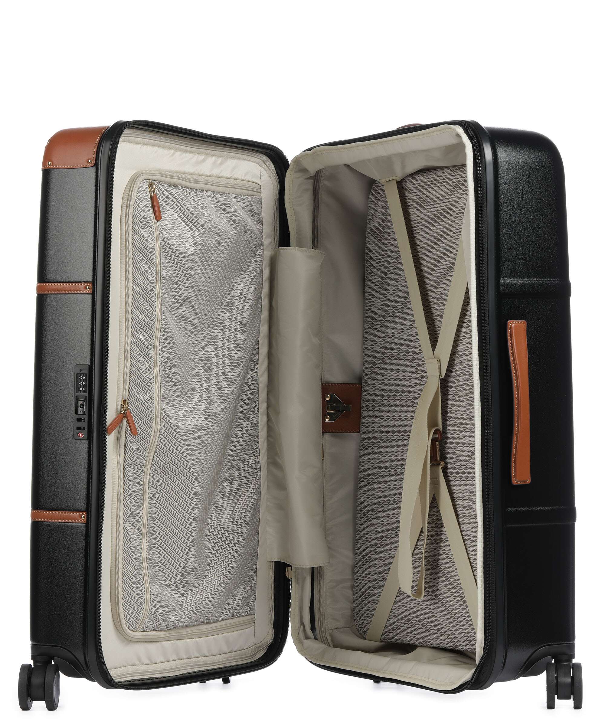 Brics Bellagio Walizka na 4 kołach black/tan - Image 7