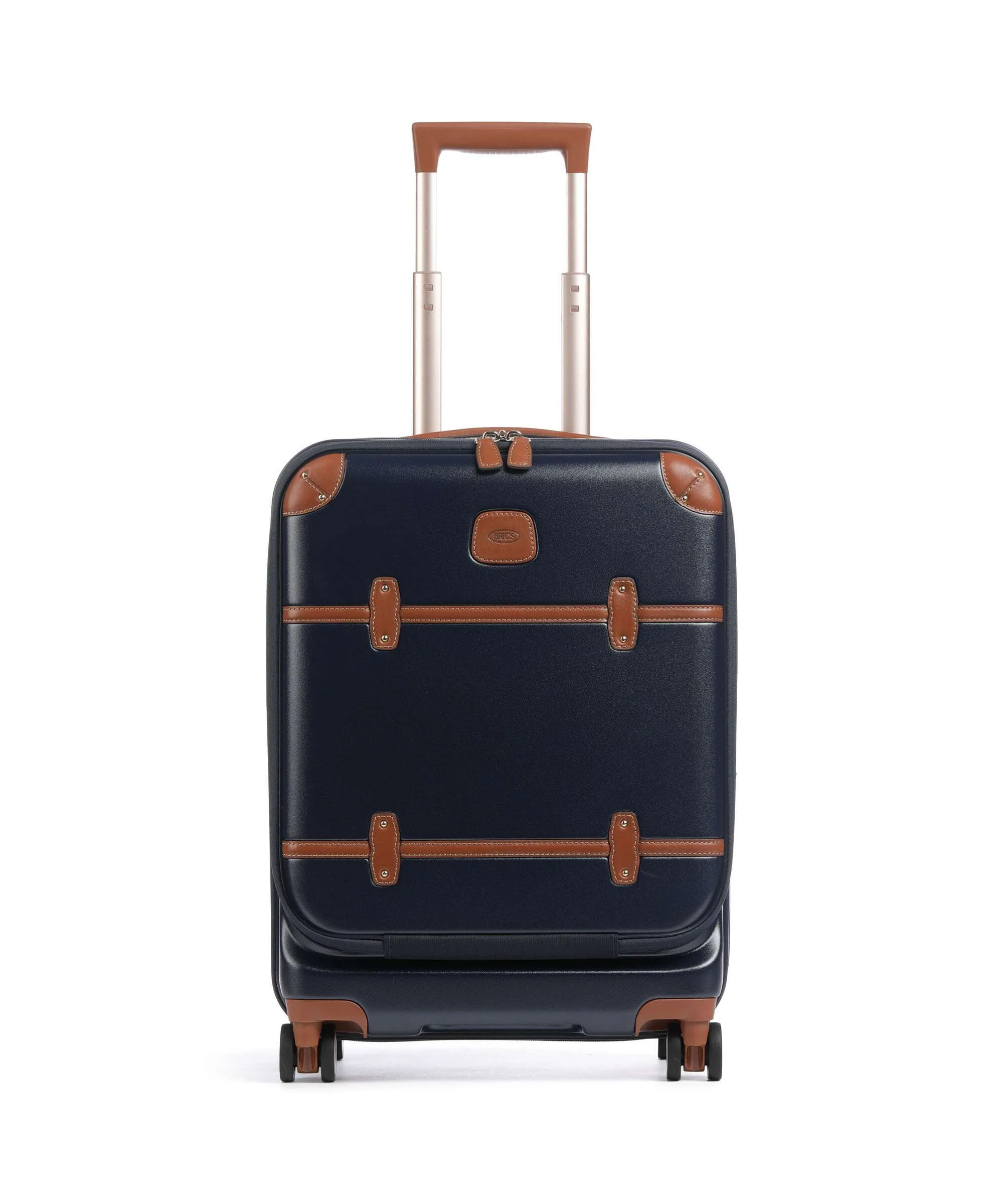 Brics Bellagio Walizka na 4 kołach blue/tan