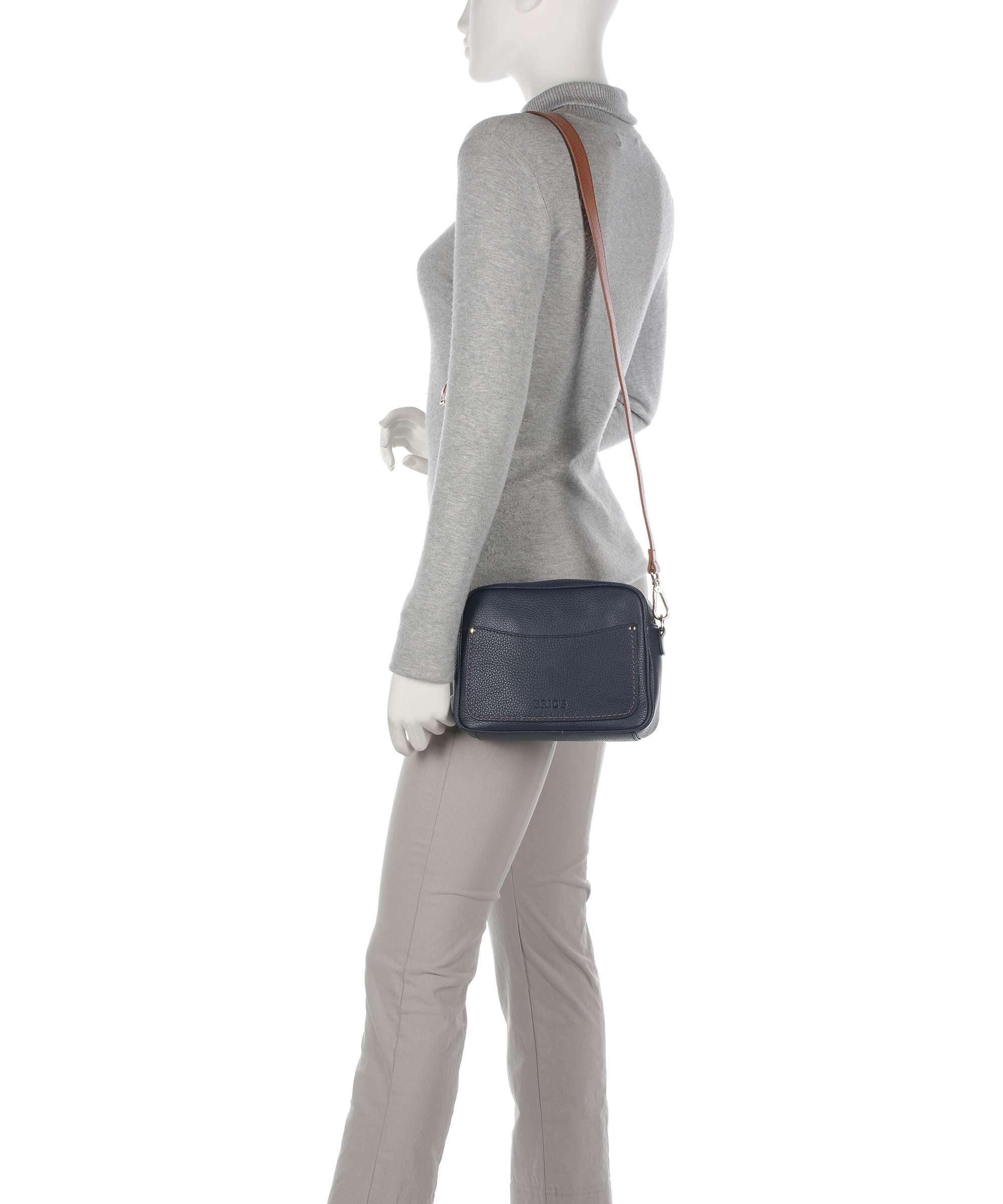 Brics Gondola Magnolia Torba przez ramię night blue/caramel - Image 3