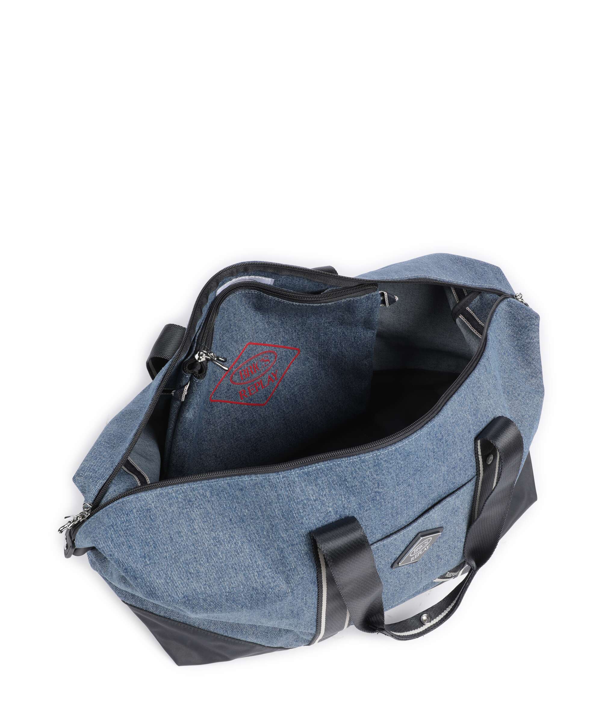 Brics Replay Medium Torba weekendowa light denim - Image 6