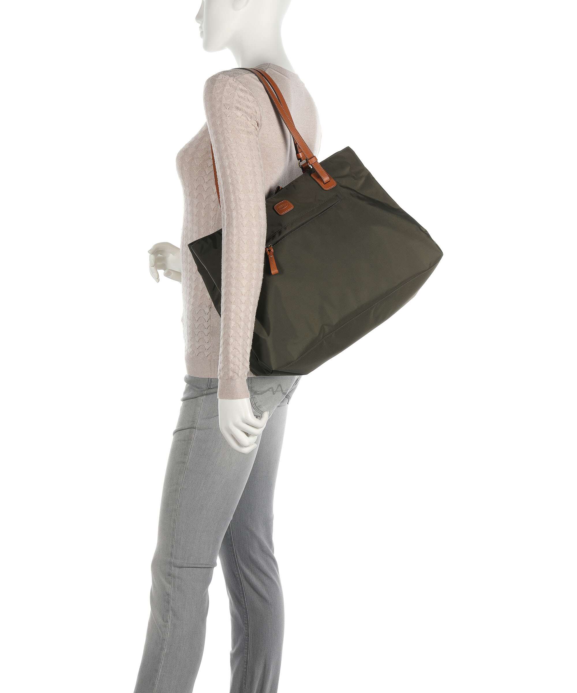 Brics X-Collection Torba na zakupy olive - Image 3