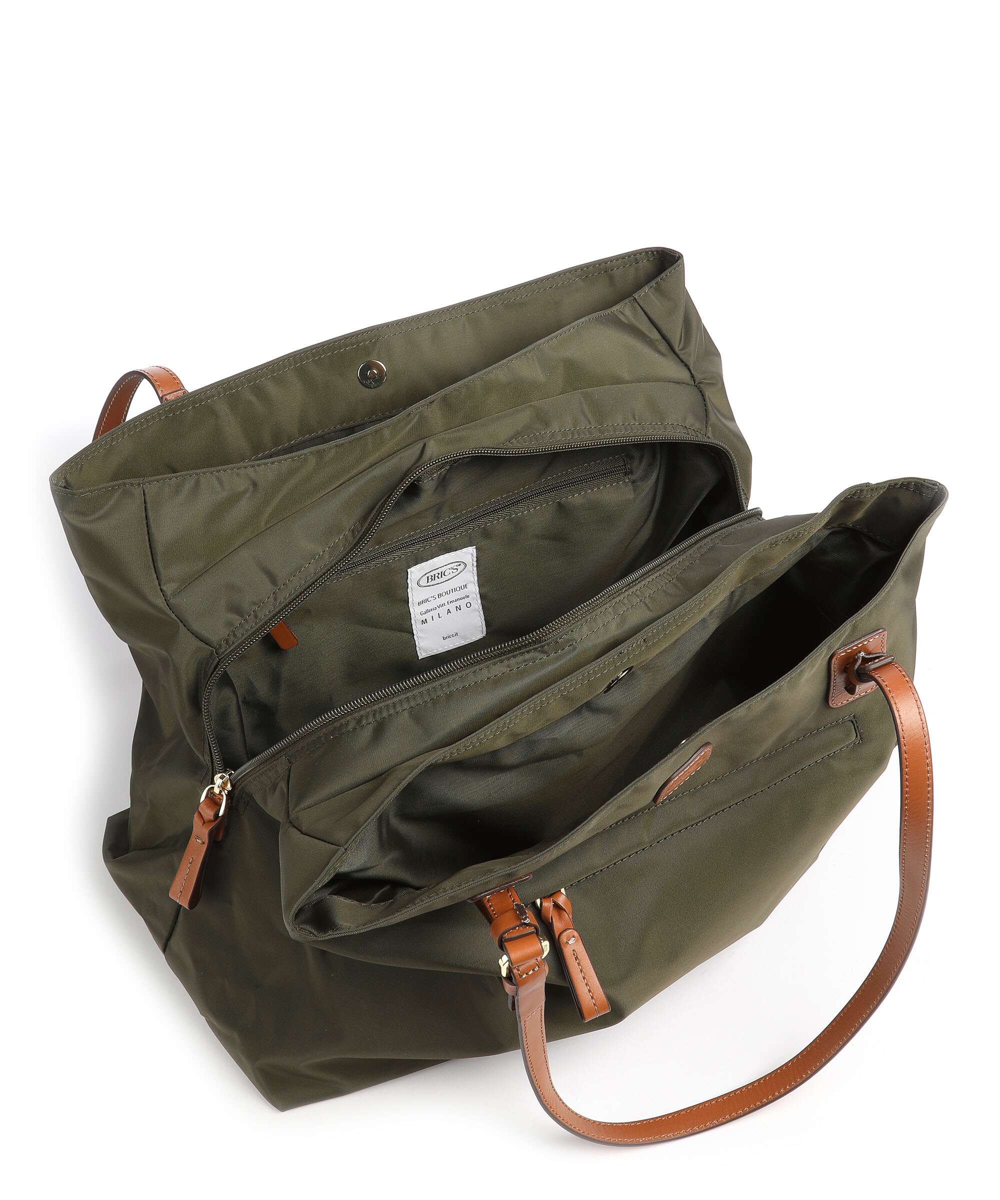 Brics X-Collection Torba na zakupy olive - Image 5