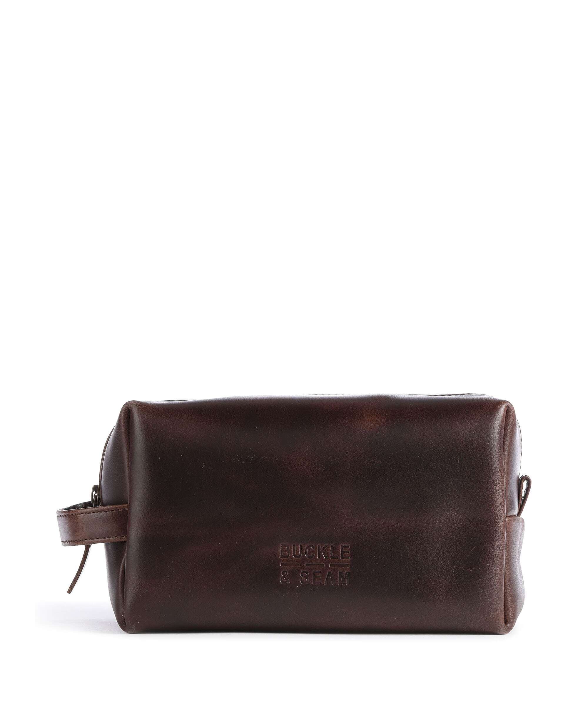 Buckle & Seam Crazy Horse Everest Torby toaletowe brown