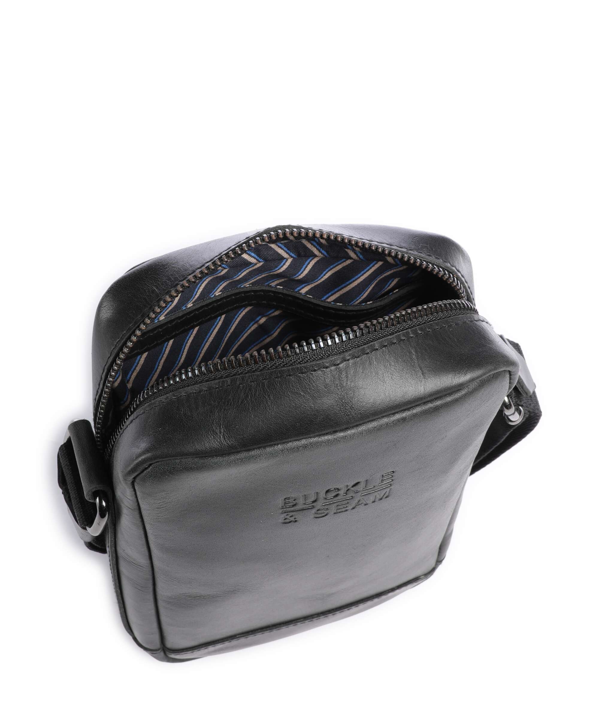 Buckle & Seam Crazy Horse Runner Torba przez ramię black - Image 6