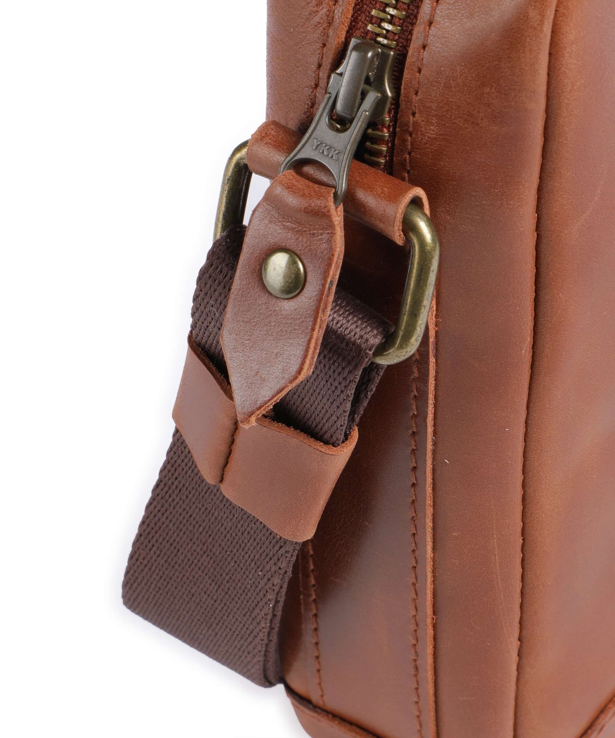Buckle & Seam Crazy Horse Runner Torba przez ramię cognac - Image 4