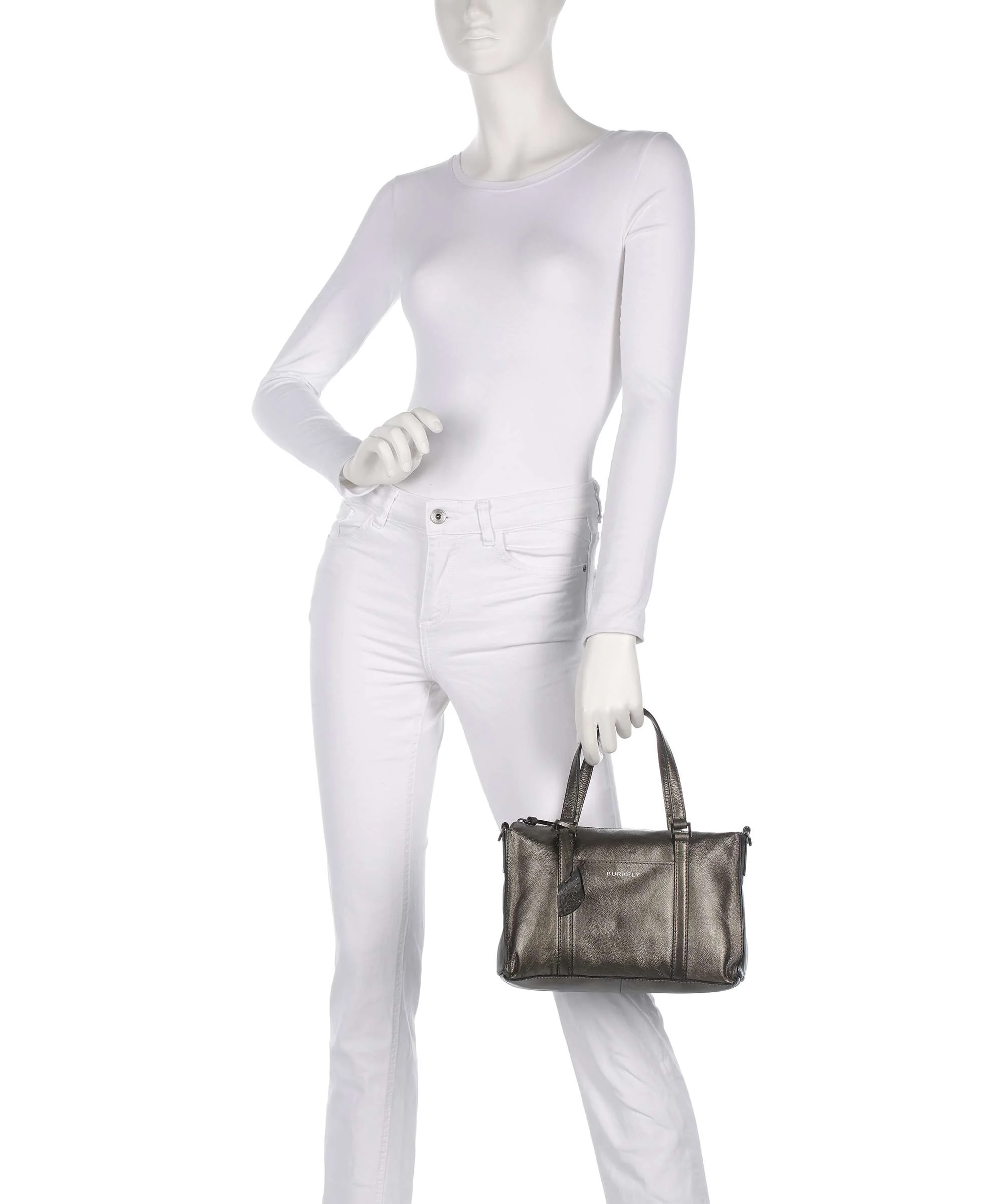 Burkely Creased Crystal Torebka gunmetal - Image 3
