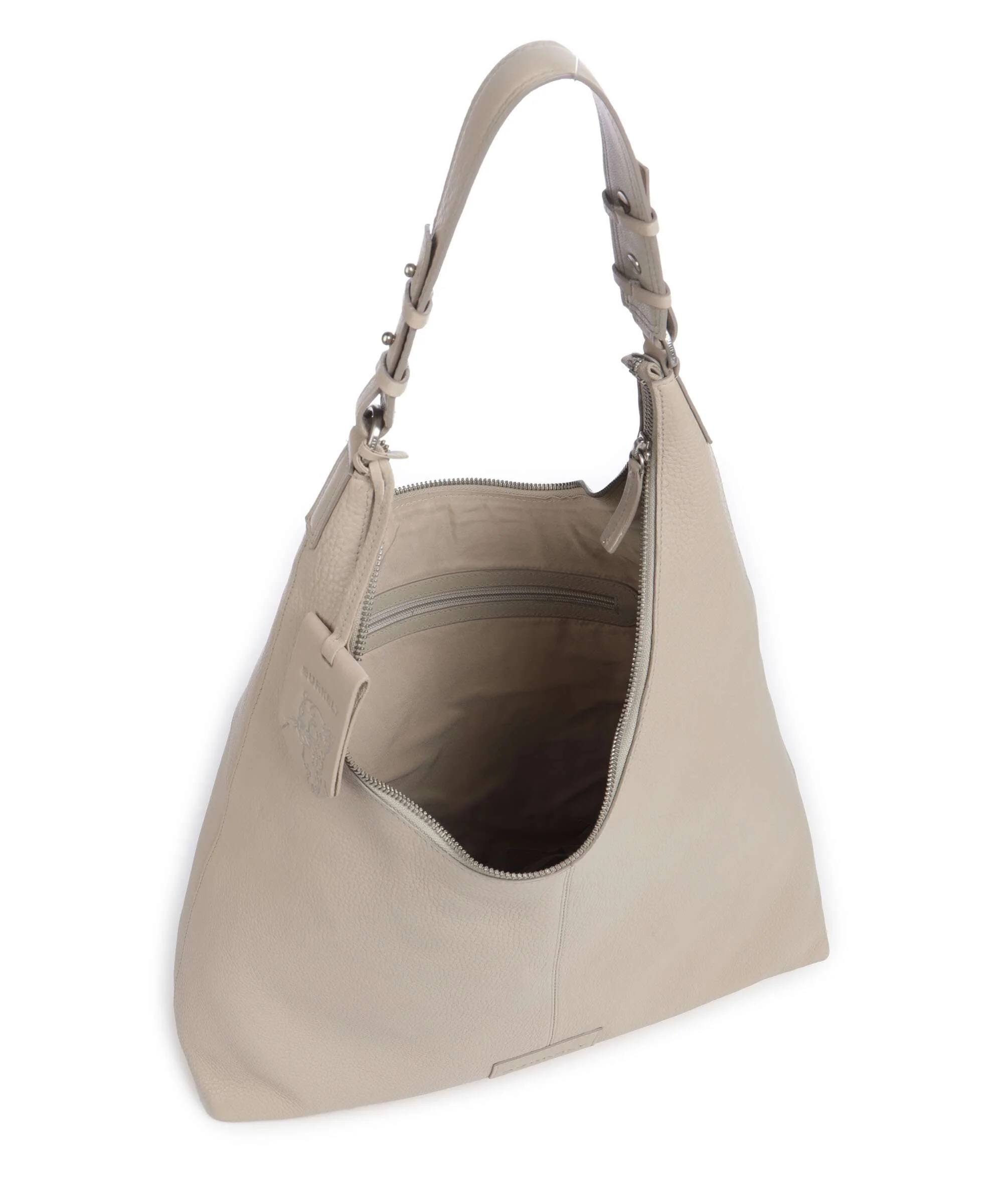 Burkely Soft Skylar Torebka worek generous grey - Image 6