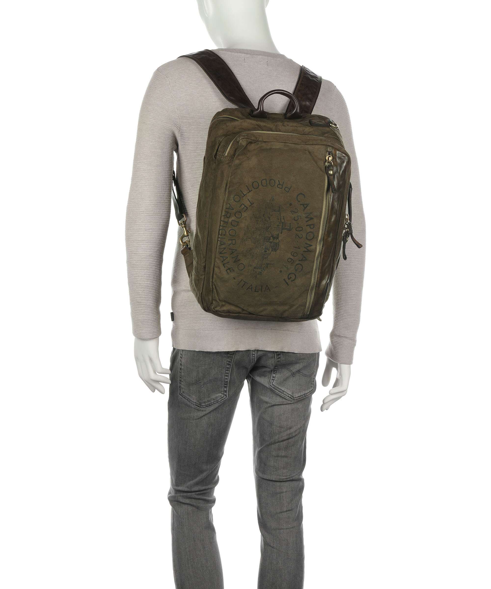 Campomaggi Plecak verde militare/nera - Image 4