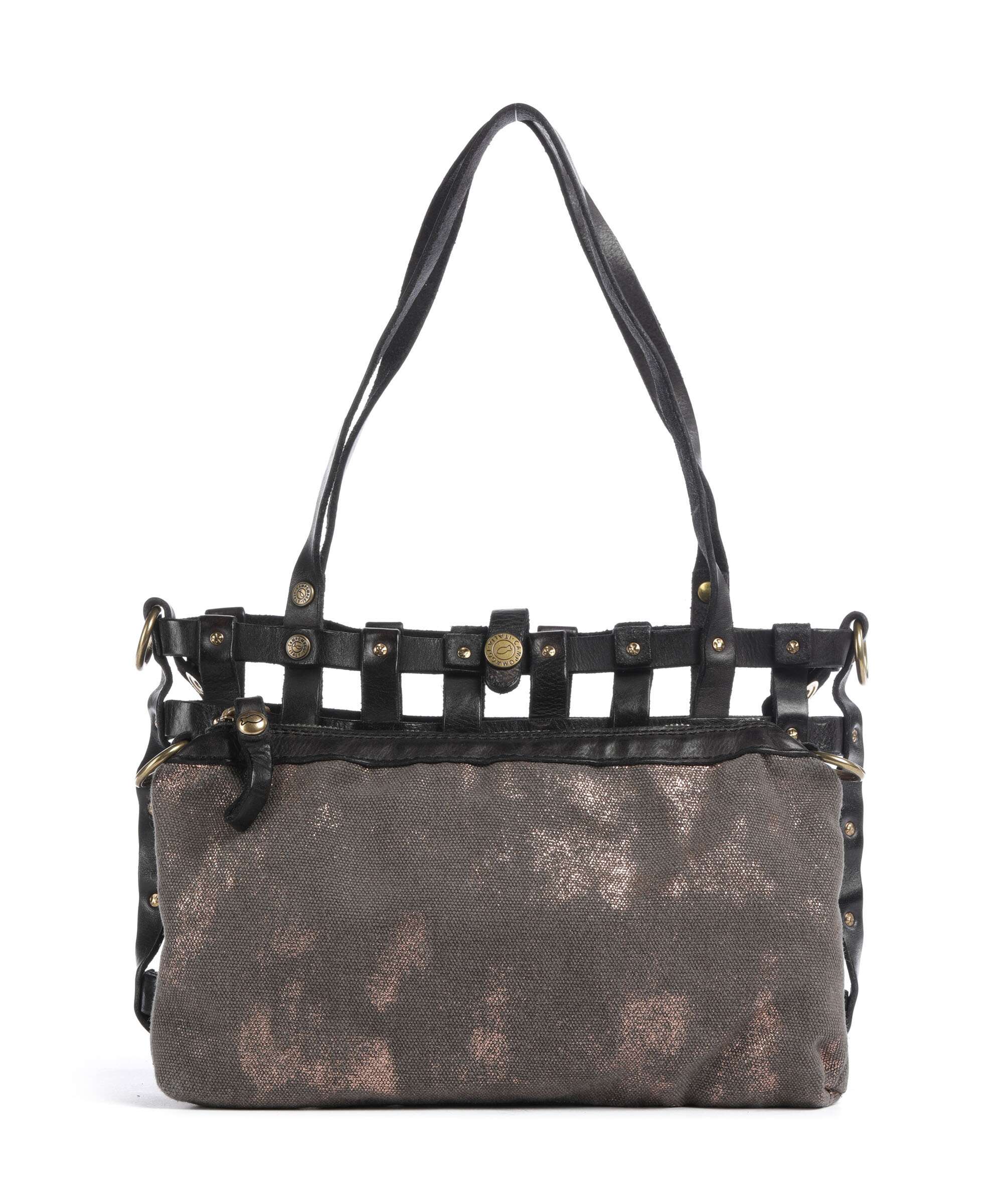 Campomaggi Torba na ramię grey/bronze - Image 5