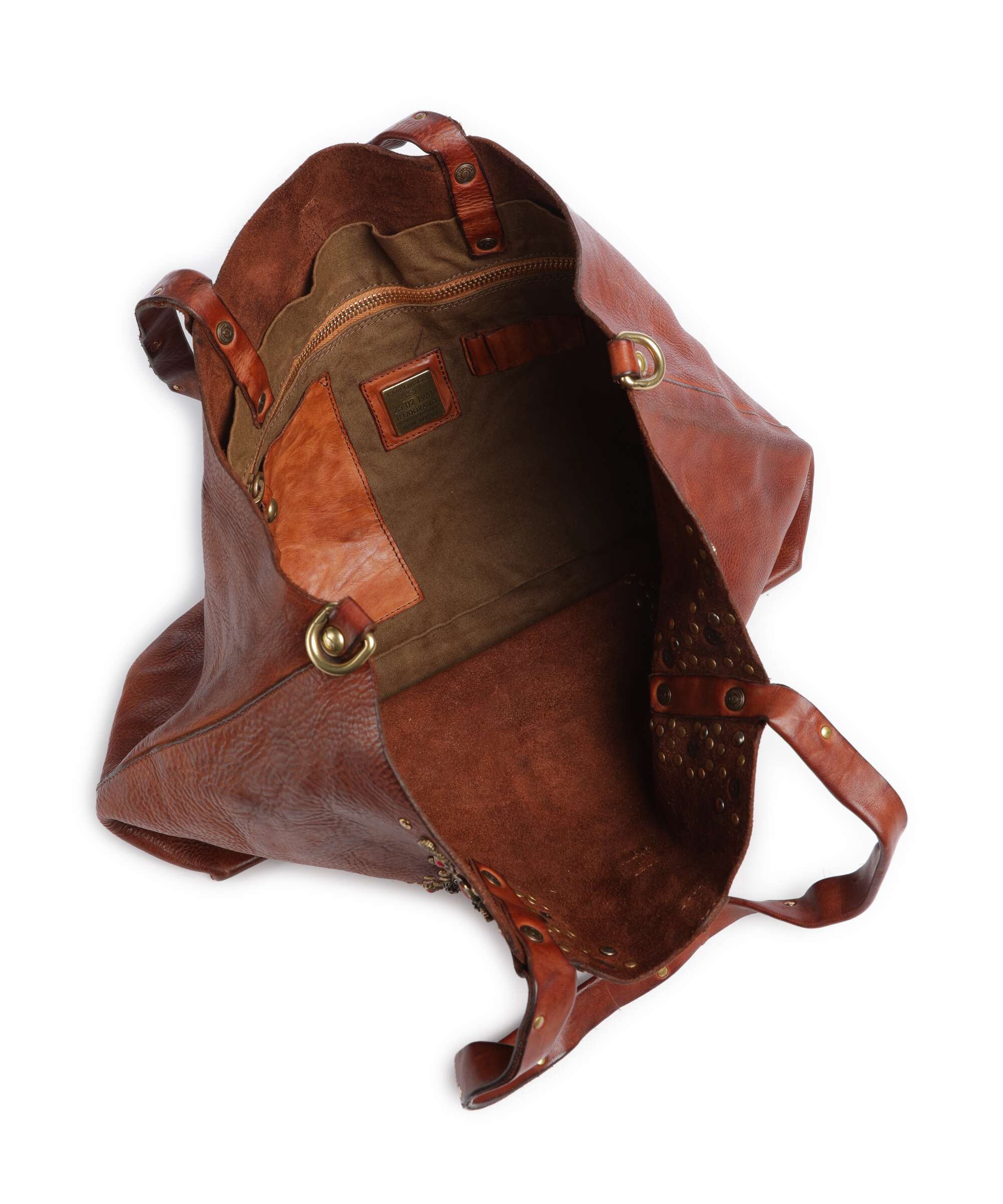 Campomaggi Torba na zakupy cognac - Image 6