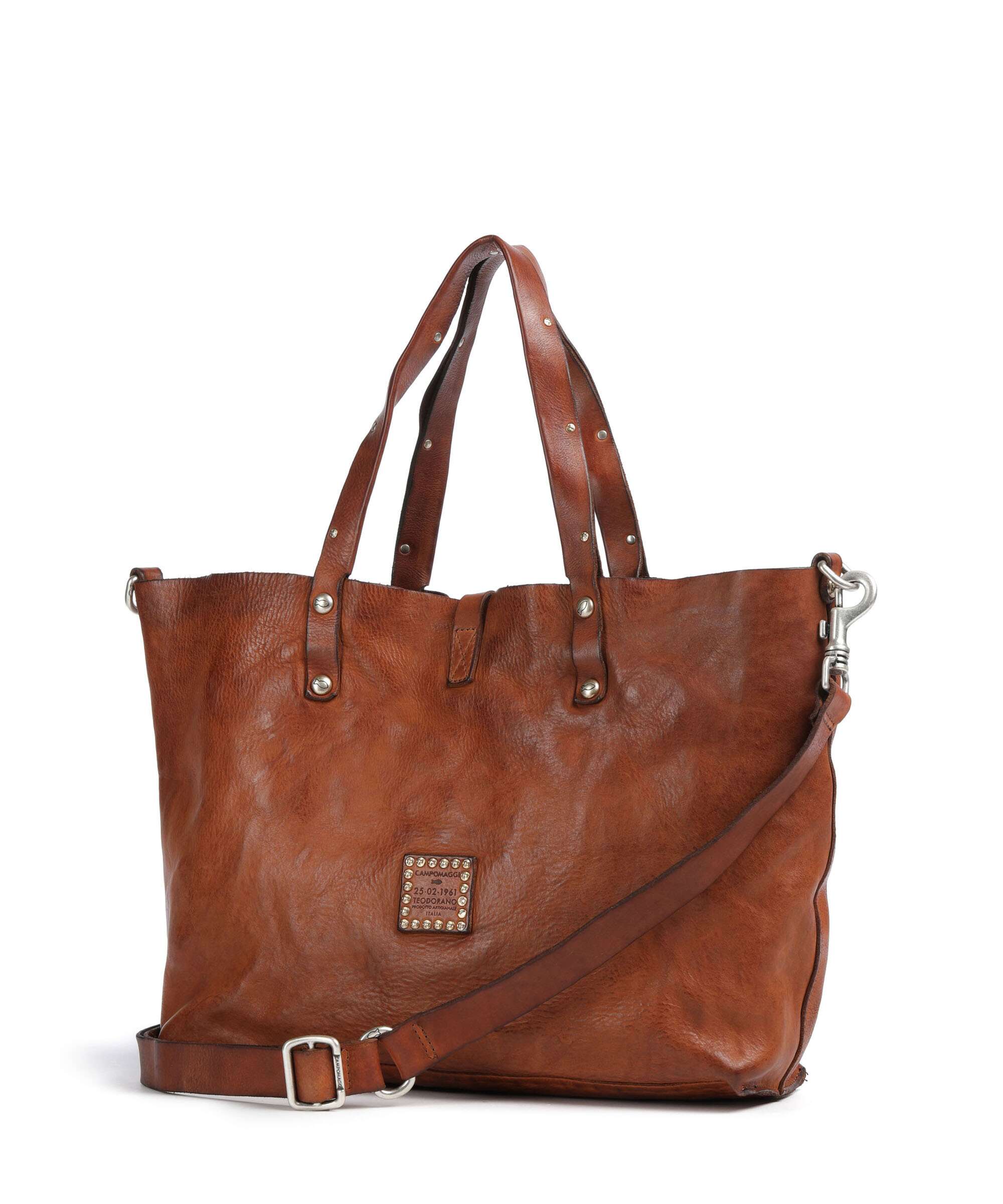 Campomaggi Torba na zakupy cognac - Image 2