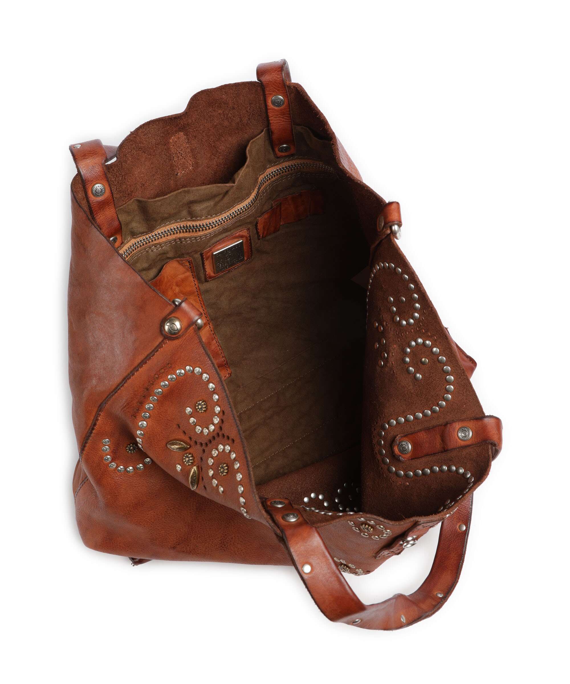 Campomaggi Torba na zakupy cognac - Image 6