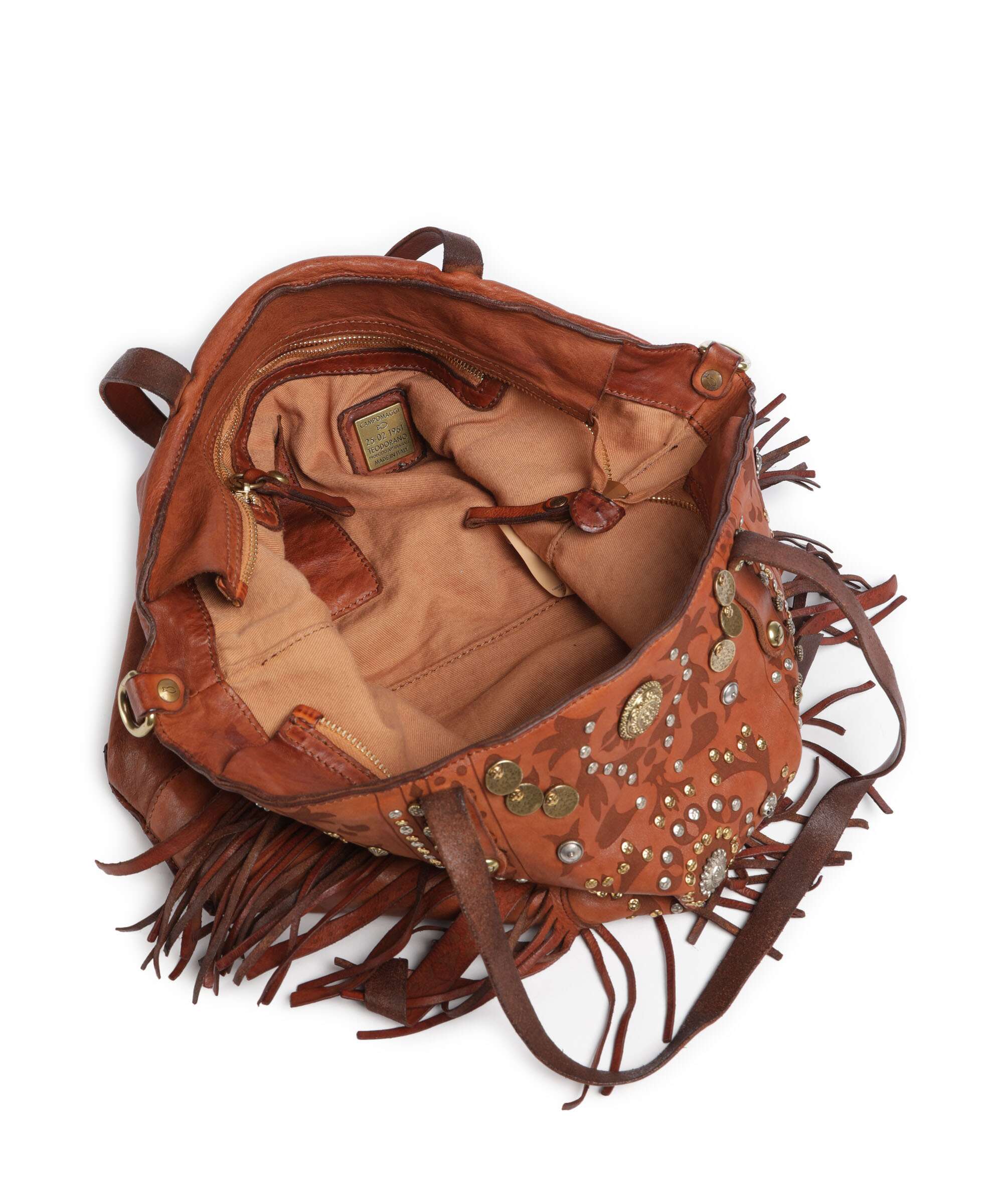 Campomaggi Torba na zakupy cognac - Image 5