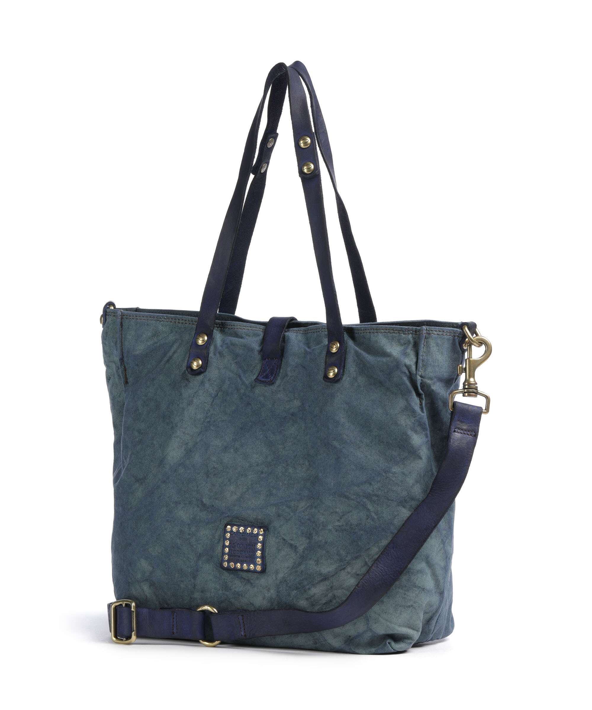 Campomaggi Torba na zakupy beige/iris ghiaccio - Image 2