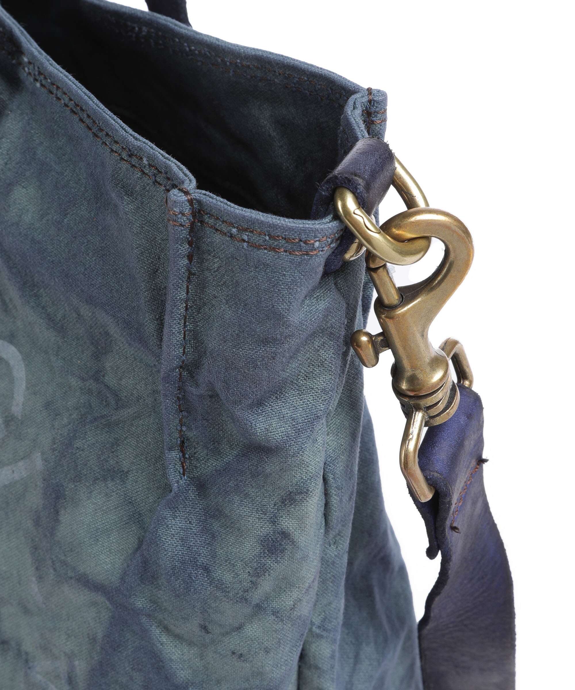 Campomaggi Torba na zakupy beige/iris ghiaccio - Image 4