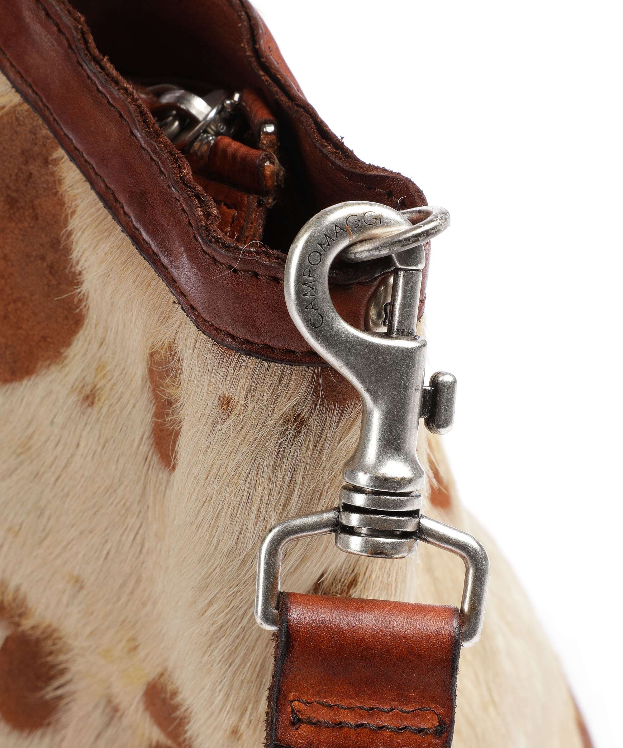 Campomaggi Torba na zakupy bianco/beige/cognac - Image 4