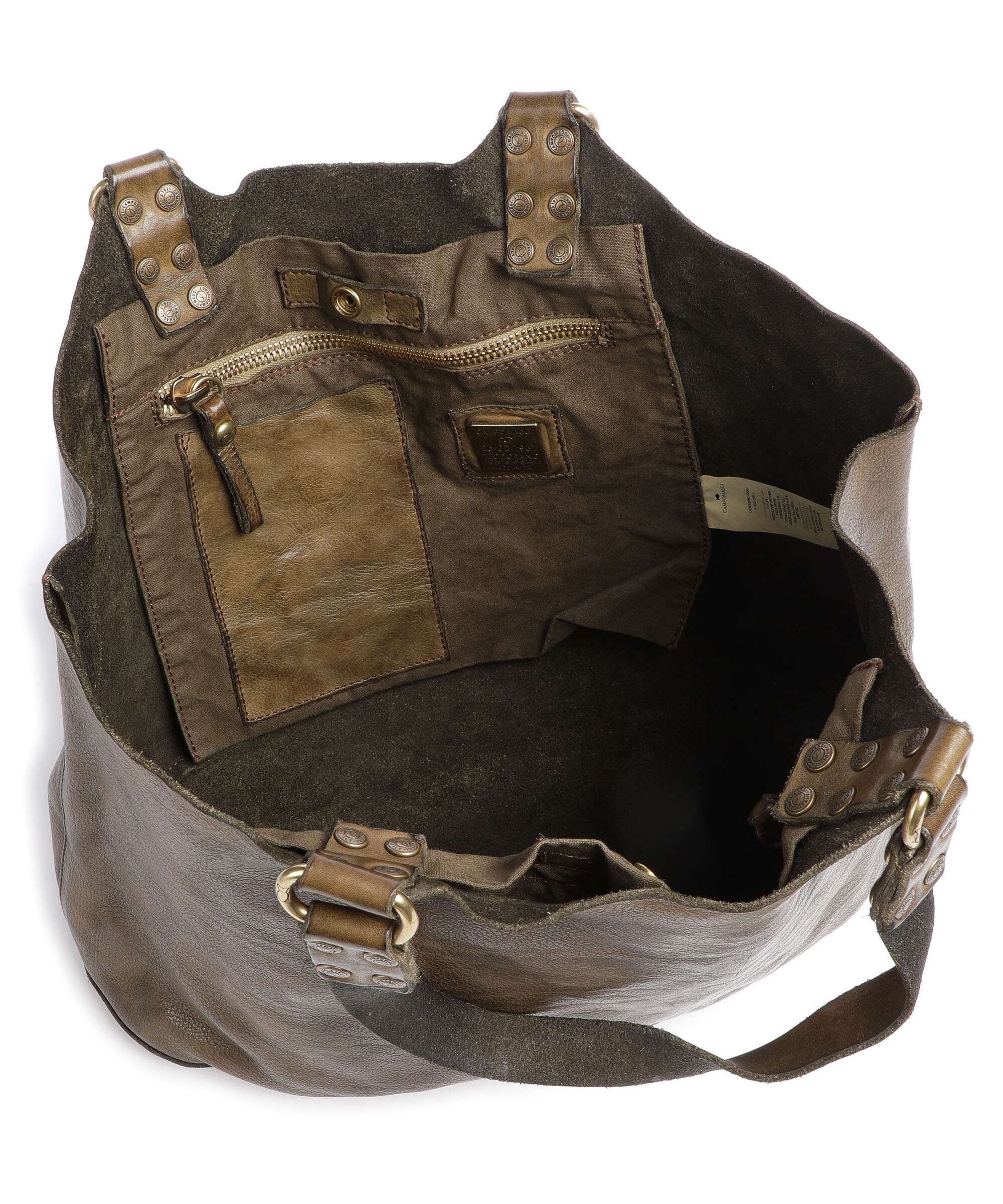 Campomaggi Torba na zakupy verde militare - Image 6
