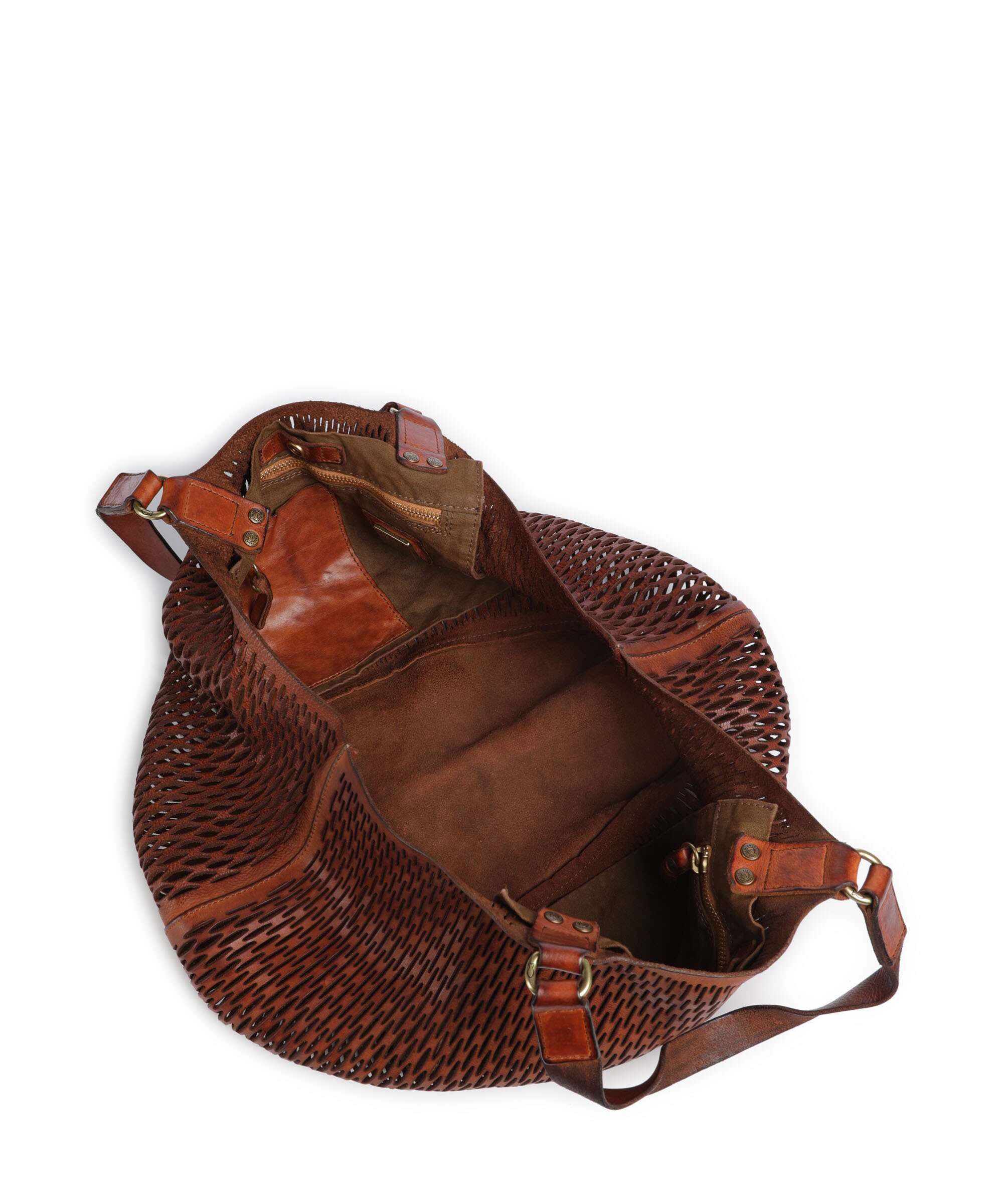 Campomaggi Torba na zakupy cognac - Image 6