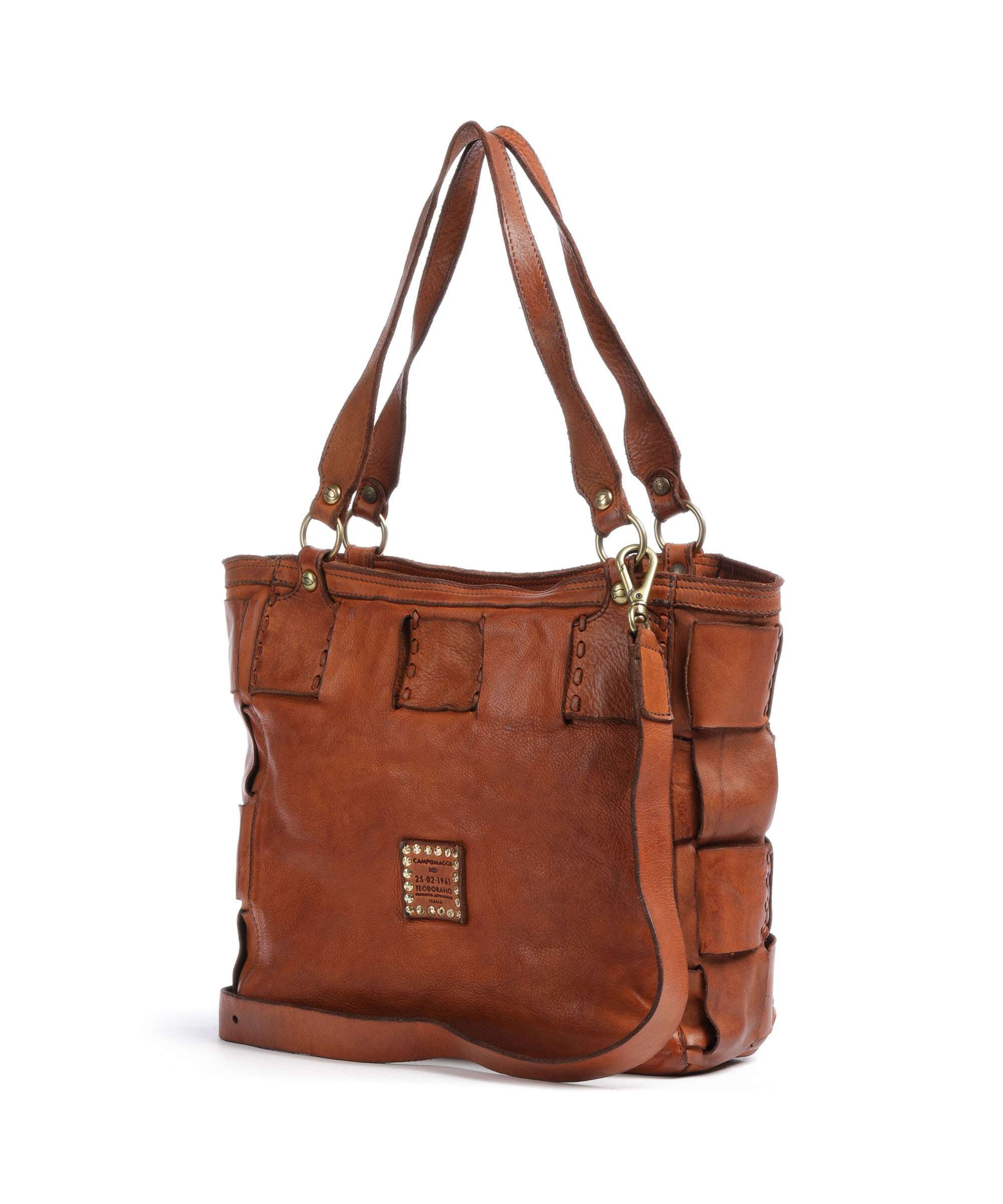 Campomaggi Torba na zakupy cognac - Image 2