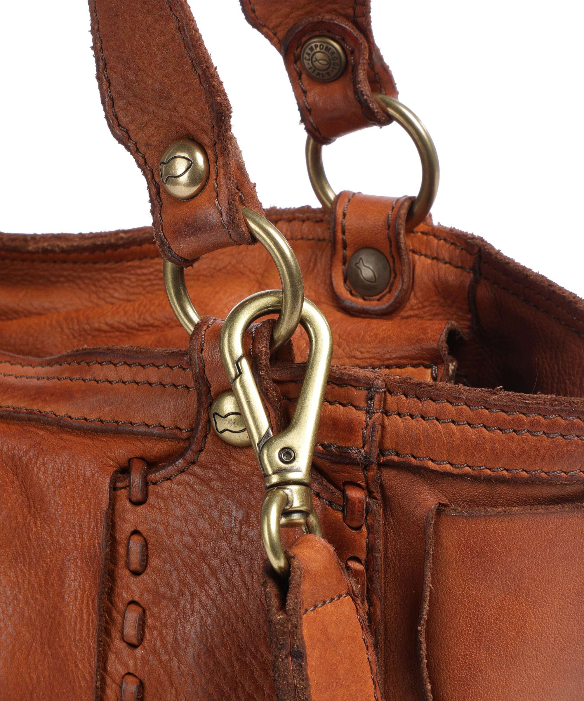 Campomaggi Torba na zakupy cognac - Image 4
