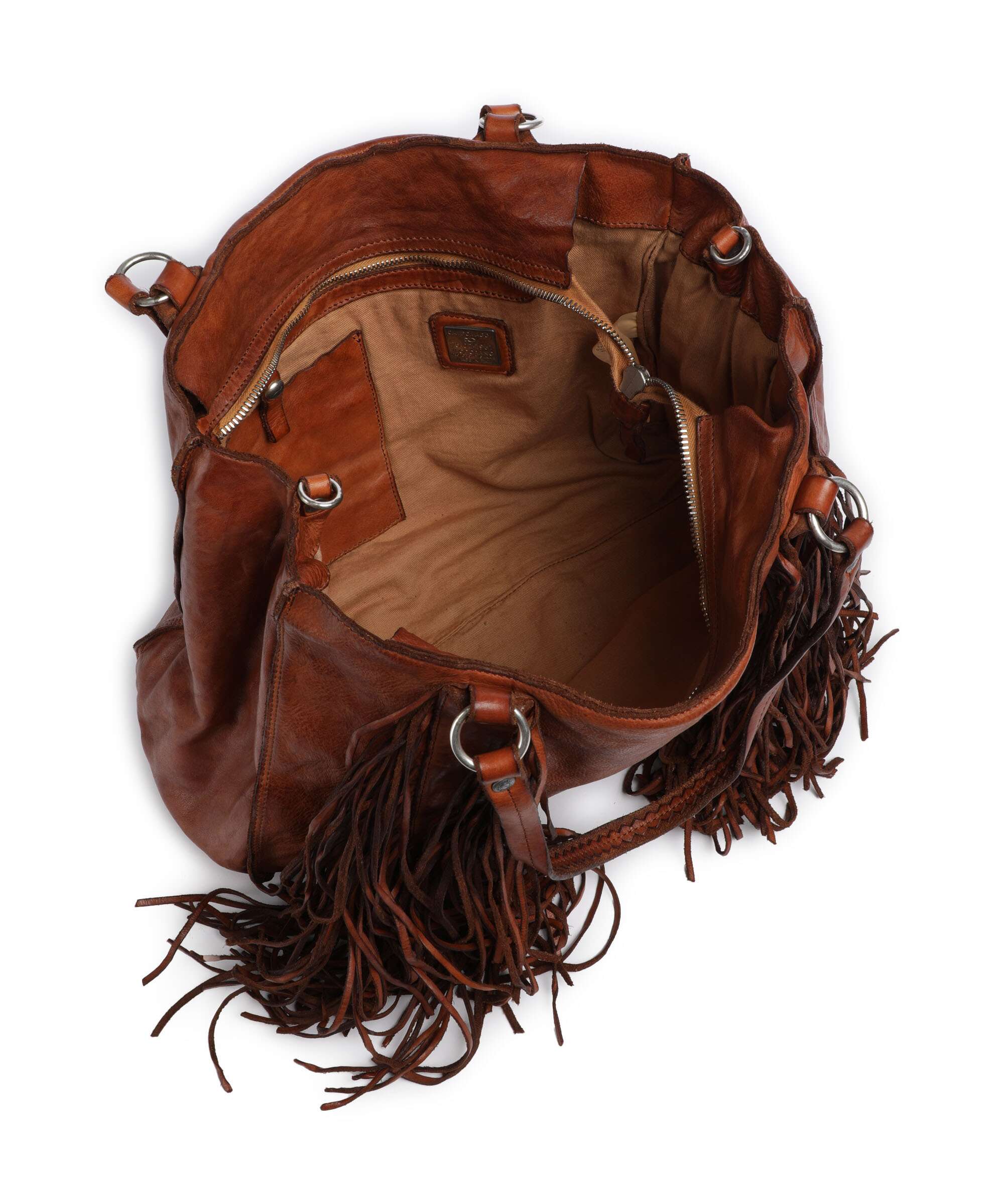 Campomaggi Torba na zakupy cognac - Image 6