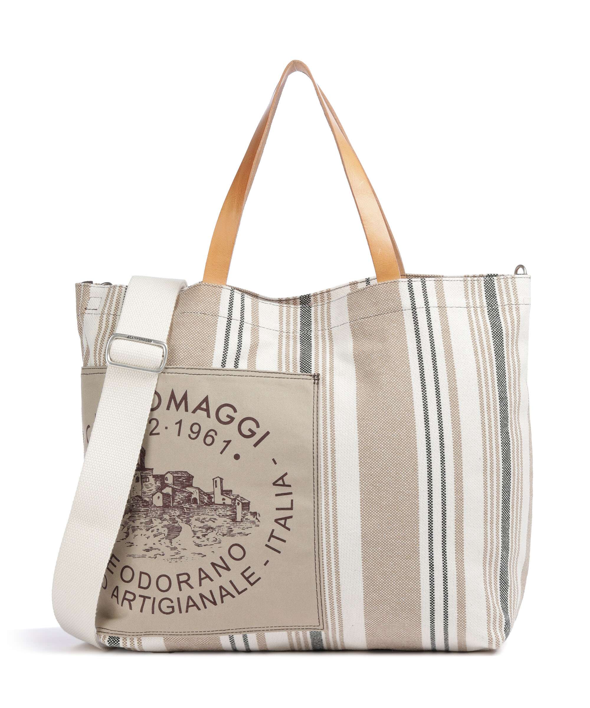 Campomaggi Torba na zakupy beige/naturale/moro