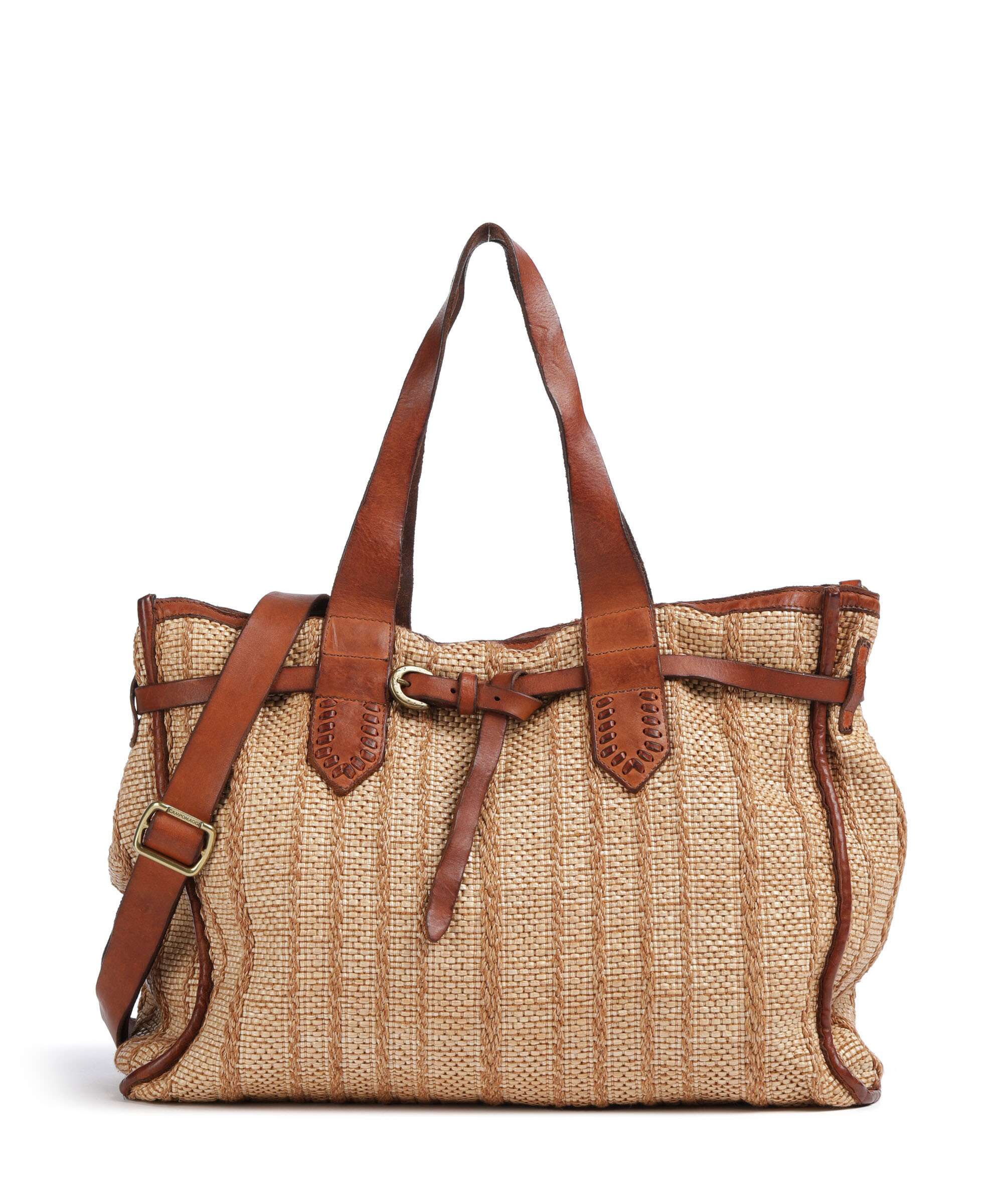 Campomaggi Torba na zakupy cognac