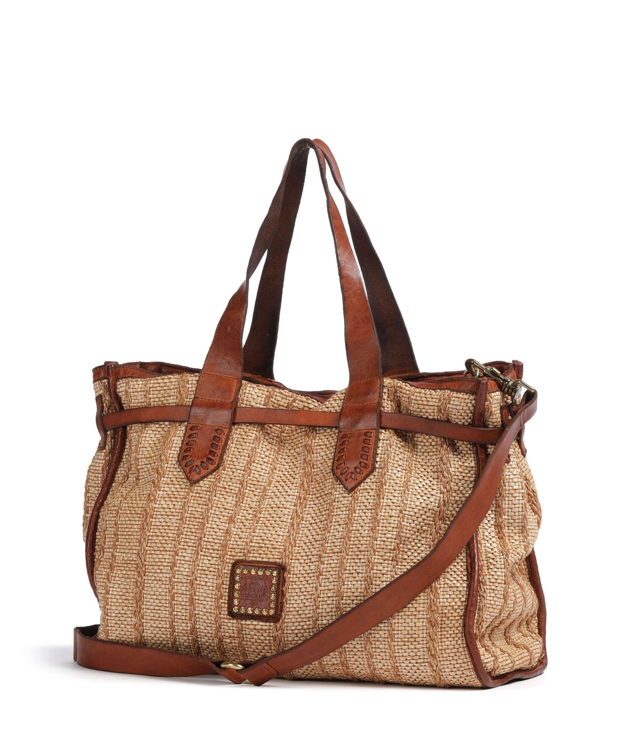 Campomaggi Torba na zakupy cognac - Image 2