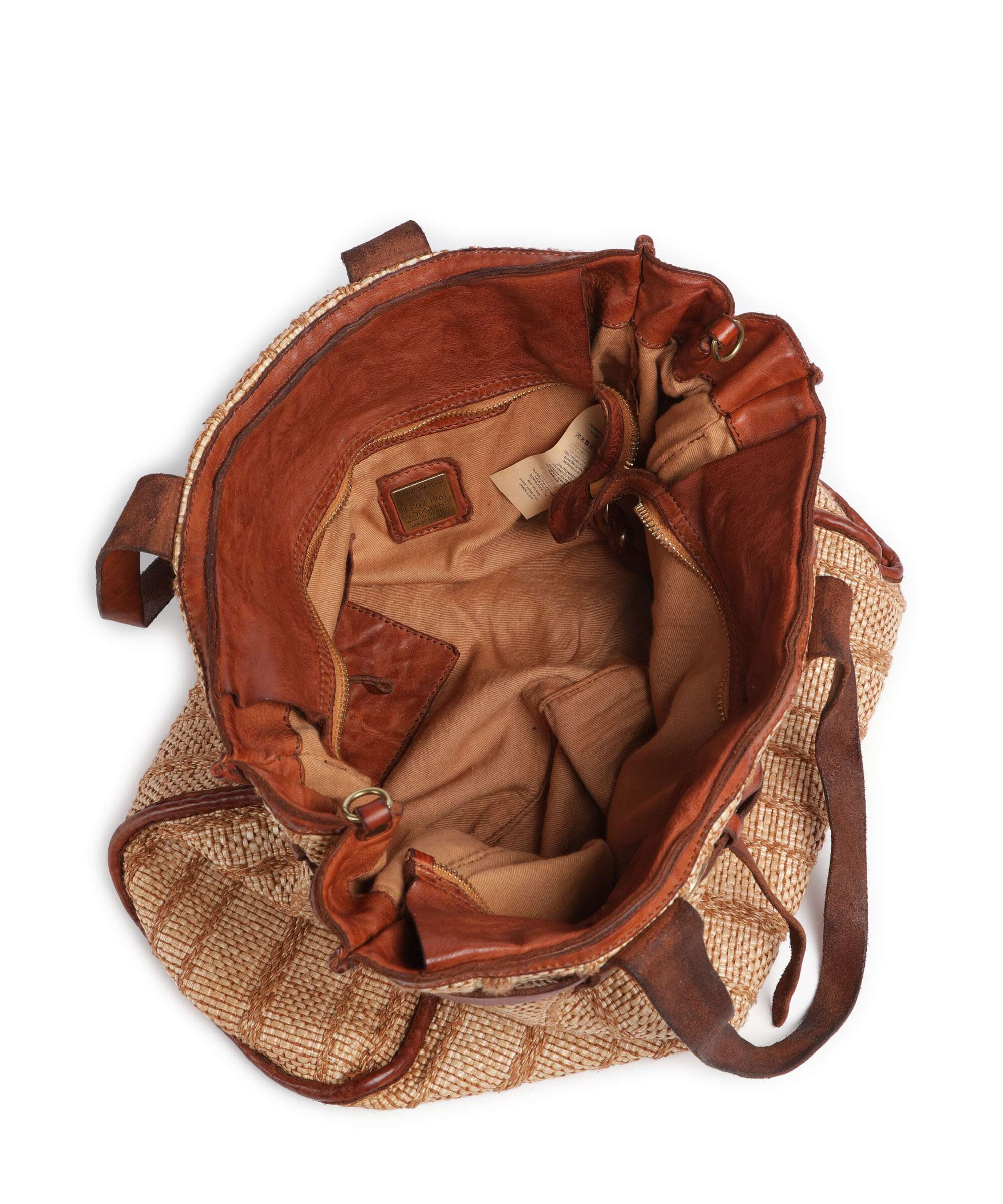 Campomaggi Torba na zakupy cognac - Image 6