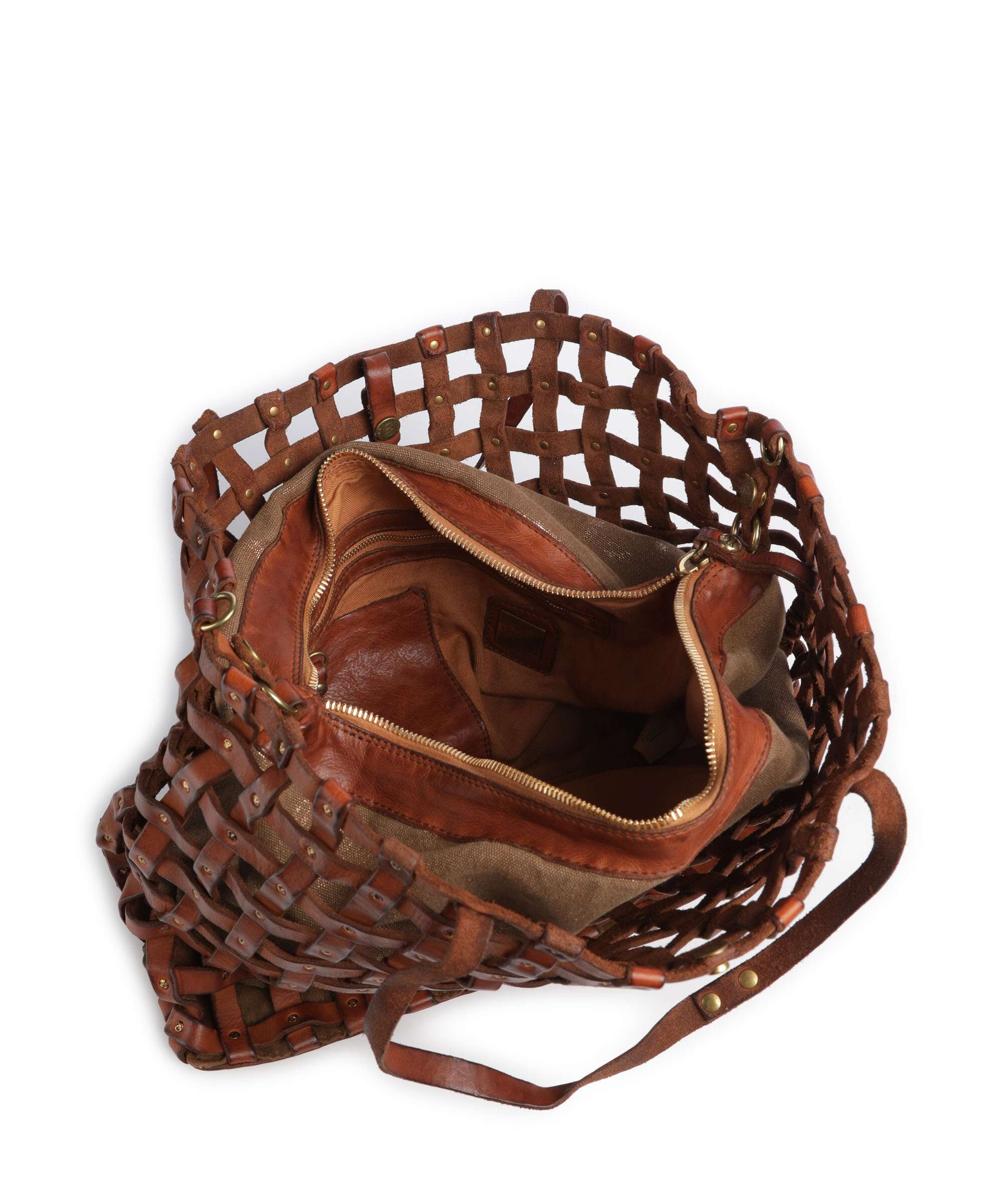 Campomaggi Torba na zakupy cognac/bronze - Image 6