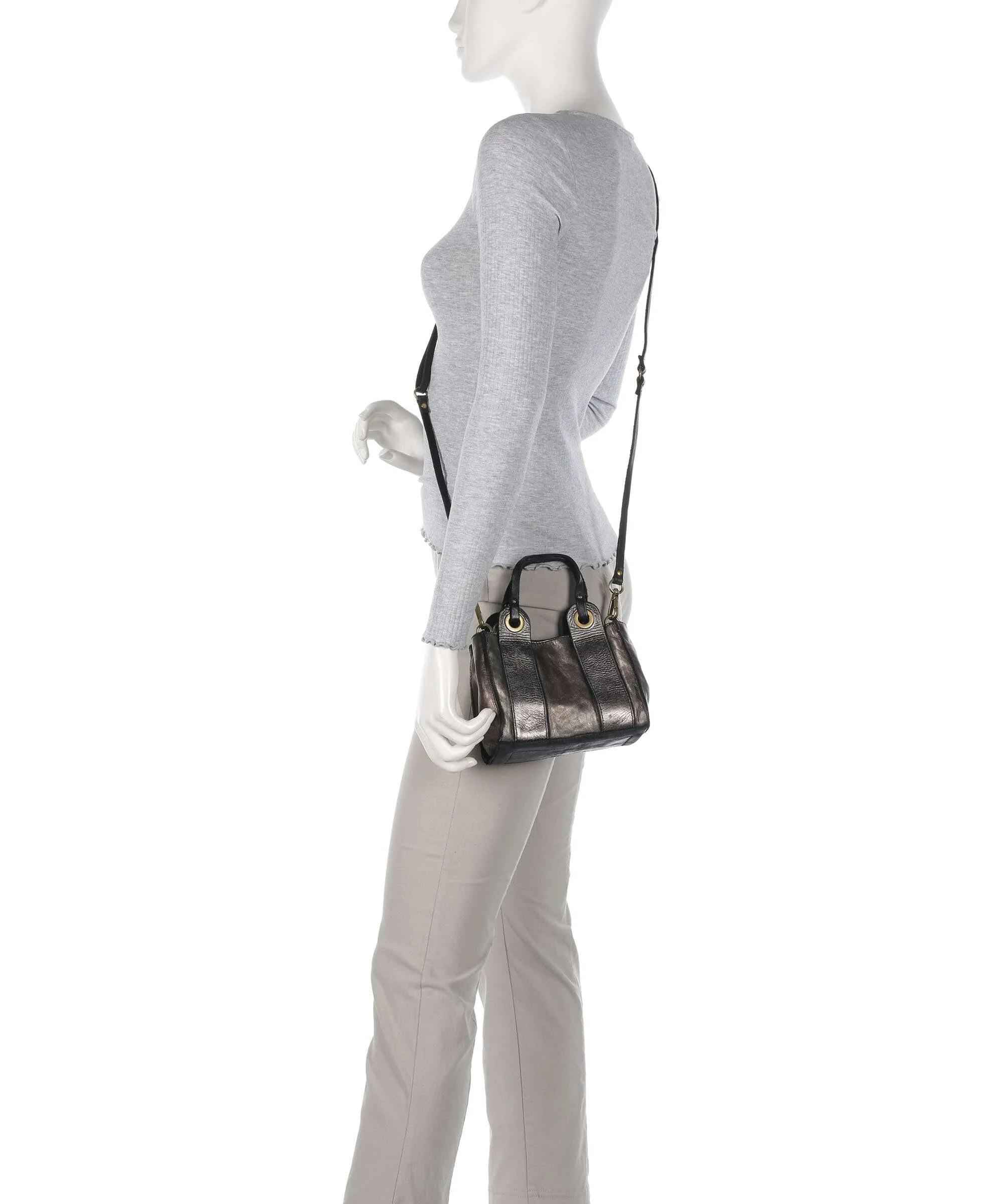 Campomaggi Torba przez ramię lead grey - Image 3