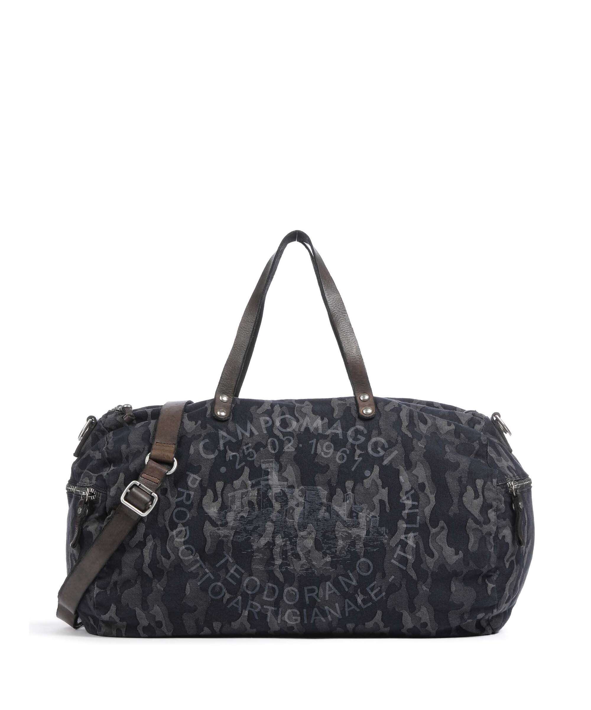 Campomaggi Torba weekendowa camouflage grigio