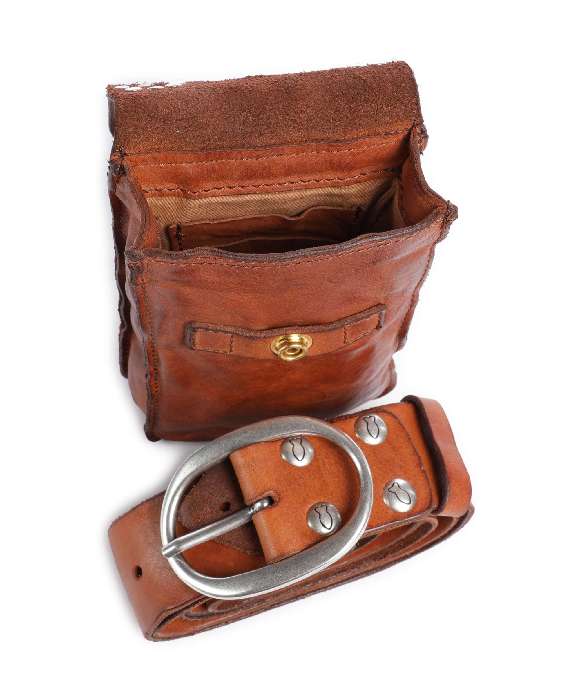Campomaggi Torebka na telefon cognac - Image 6