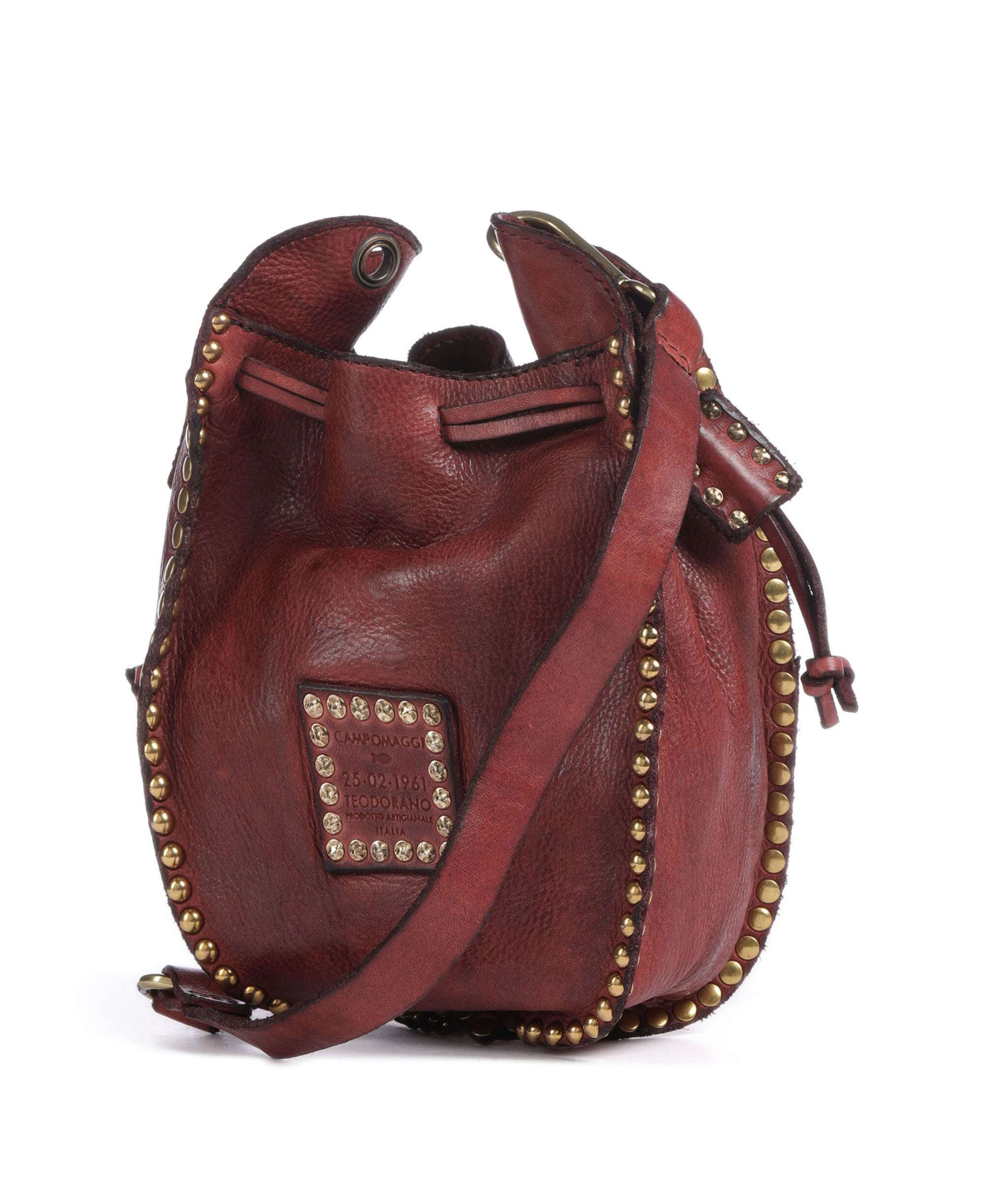 Campomaggi Torebka worek burgundy - Image 2