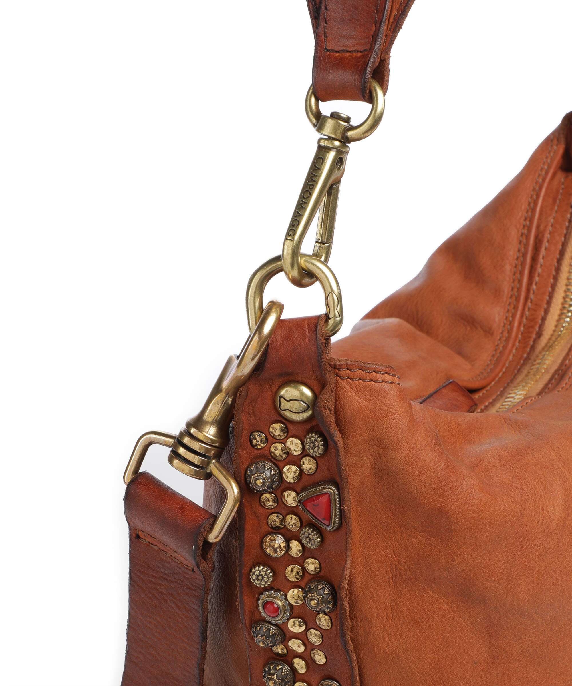 Campomaggi Torebka worek cognac - Image 4