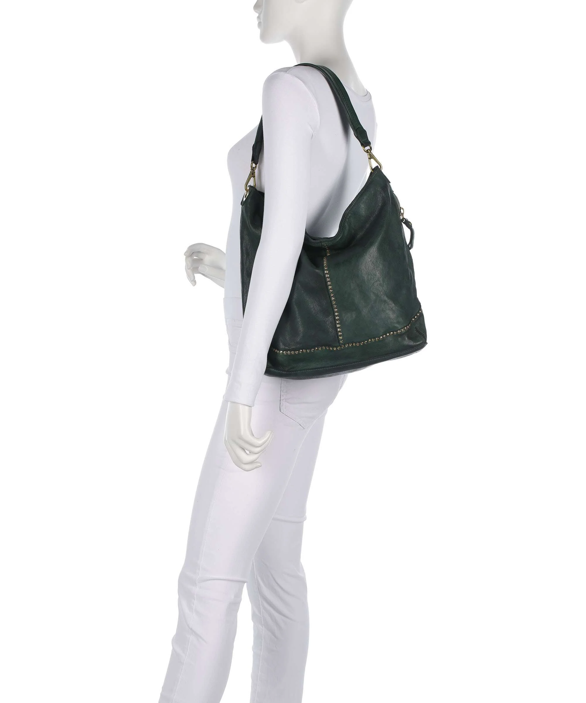 Campomaggi Torebka worek green bottle - Image 3
