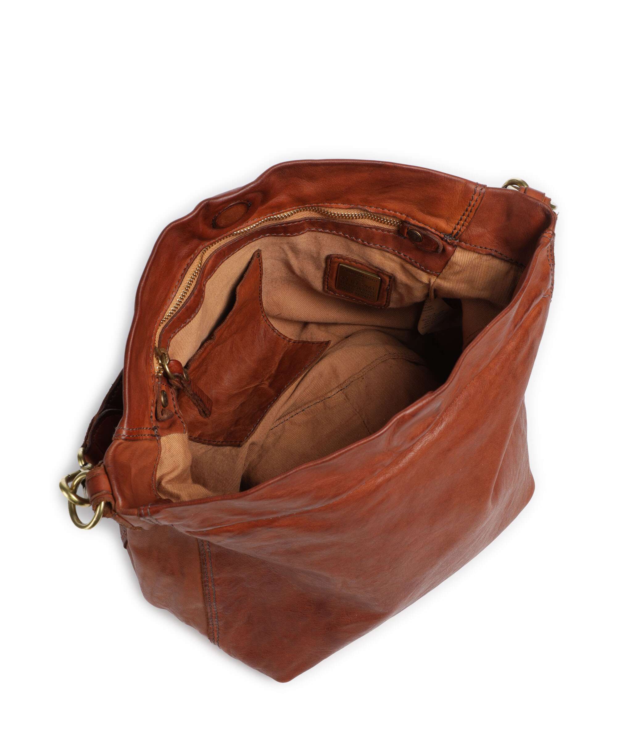 Campomaggi Torebka worek cognac - Image 5