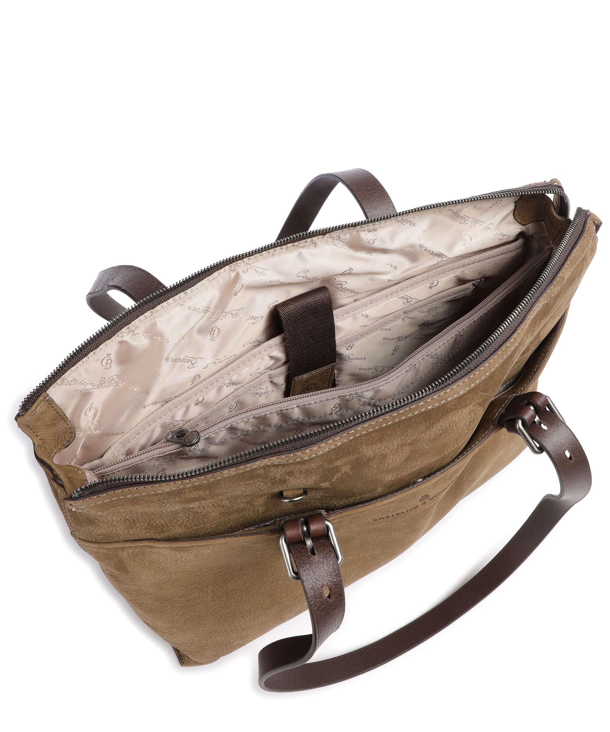Castelijn & Beerens Torba na zakupy taupe - Image 6