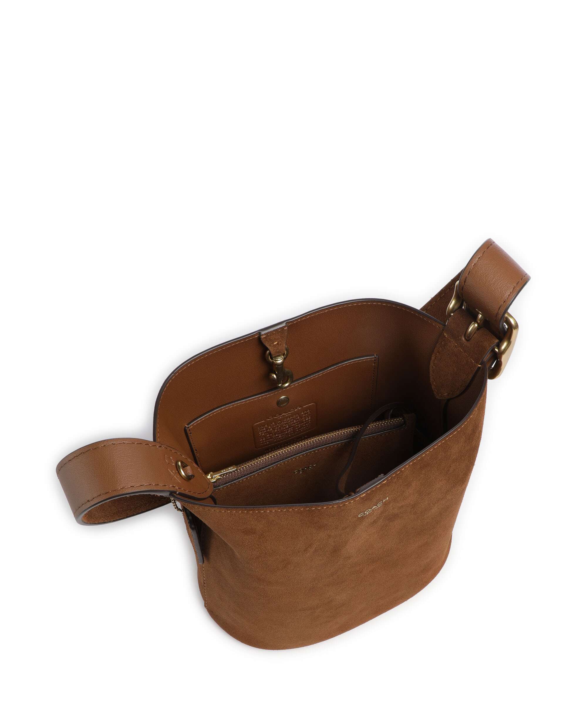 Coach Bleecker 21 Torebka worek warm brown - Image 6