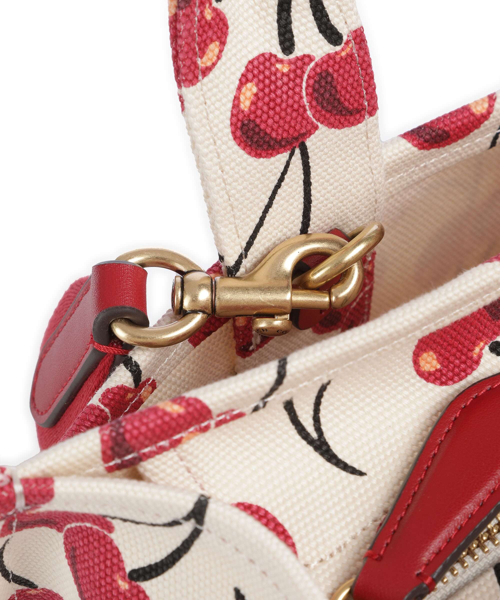 Coach Cargo Cherry Print Torebka chalk/multicolour - Image 4