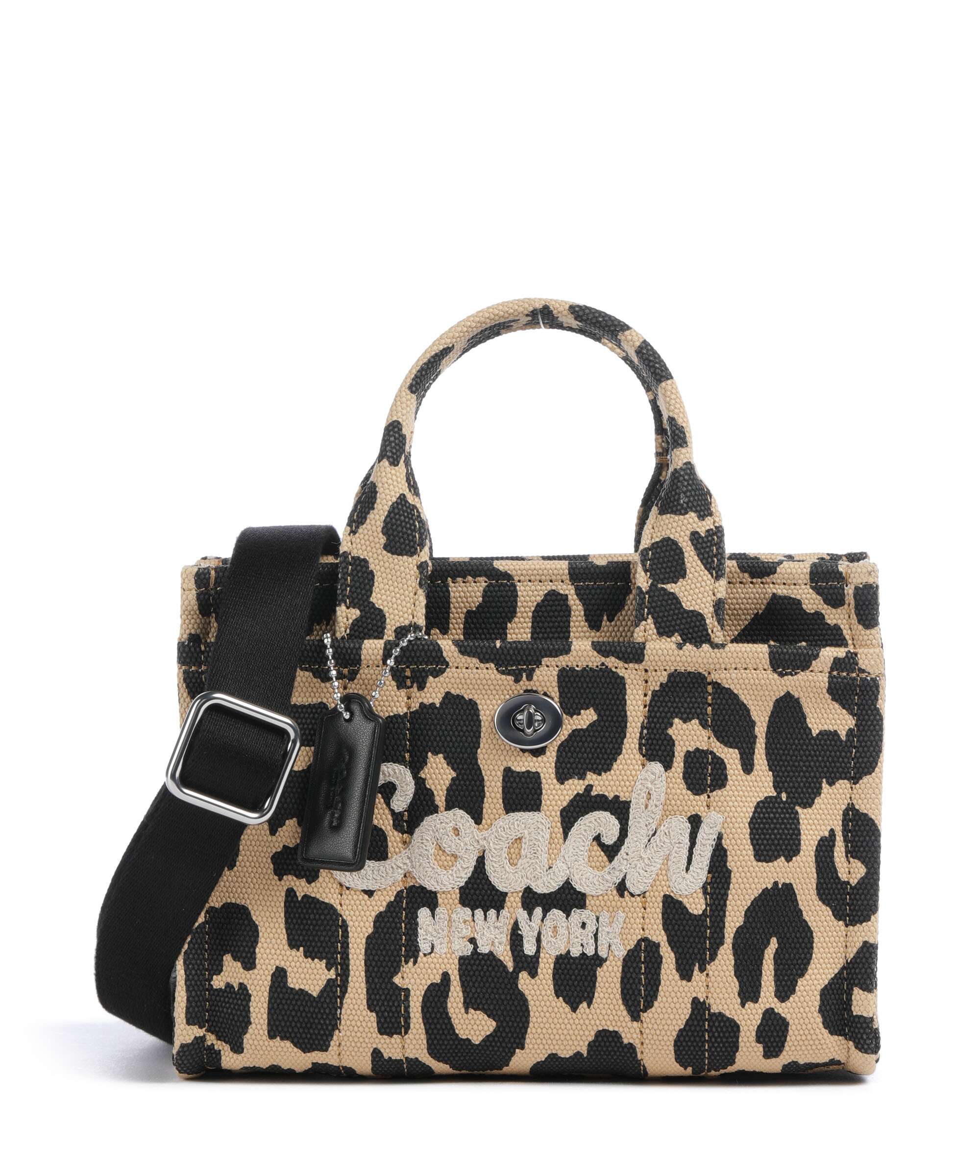 Coach Cargo Leopard Print 20 Torba przez ramię black/multicolour