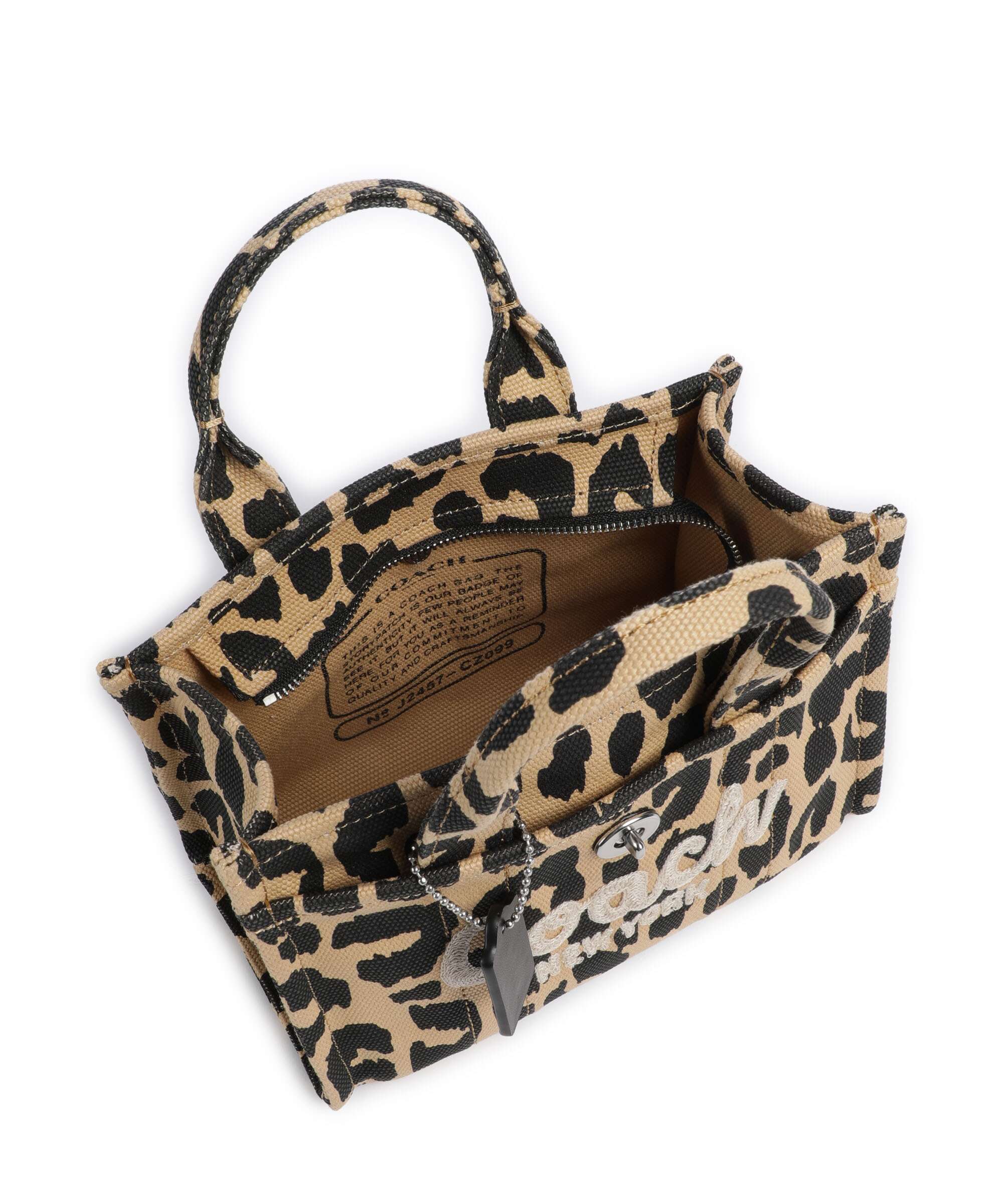 Coach Cargo Leopard Print 20 Torba przez ramię black/multicolour - Image 6