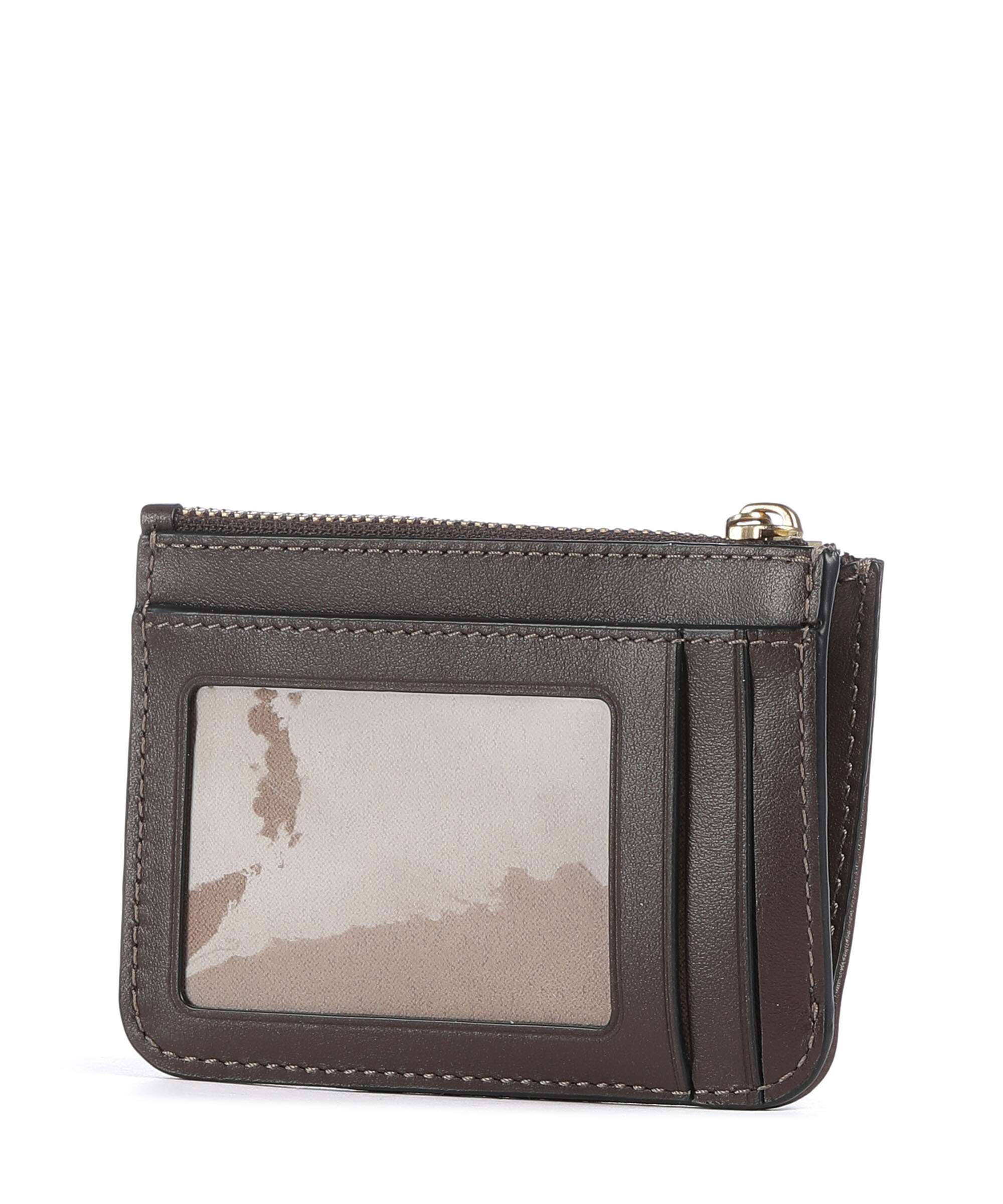 Coach Essential Signature Jacquard Mini Etui na karty kredytowe oak maple - Image 2