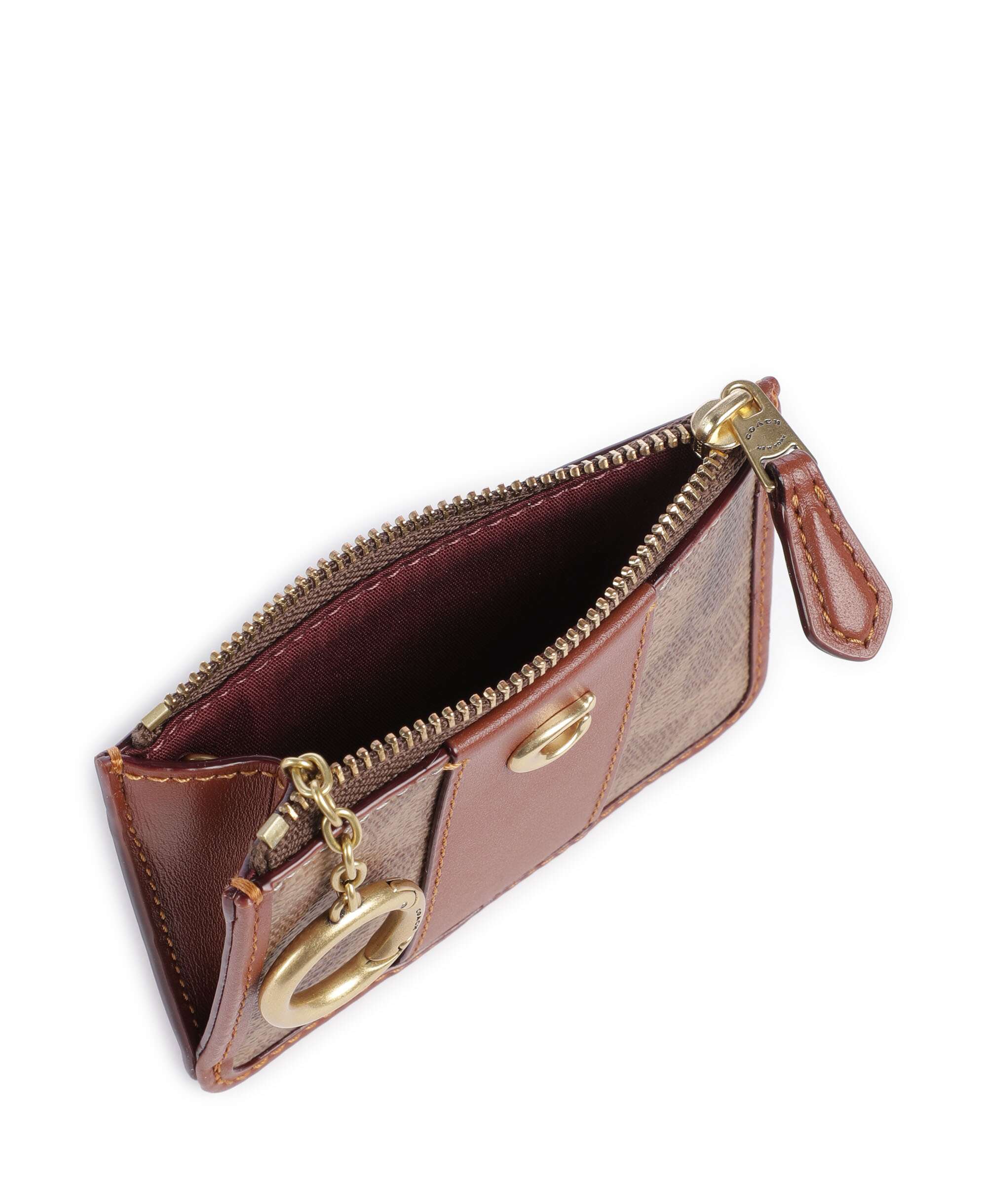 Coach Etui na karty kredytowe tan caramel - Image 4