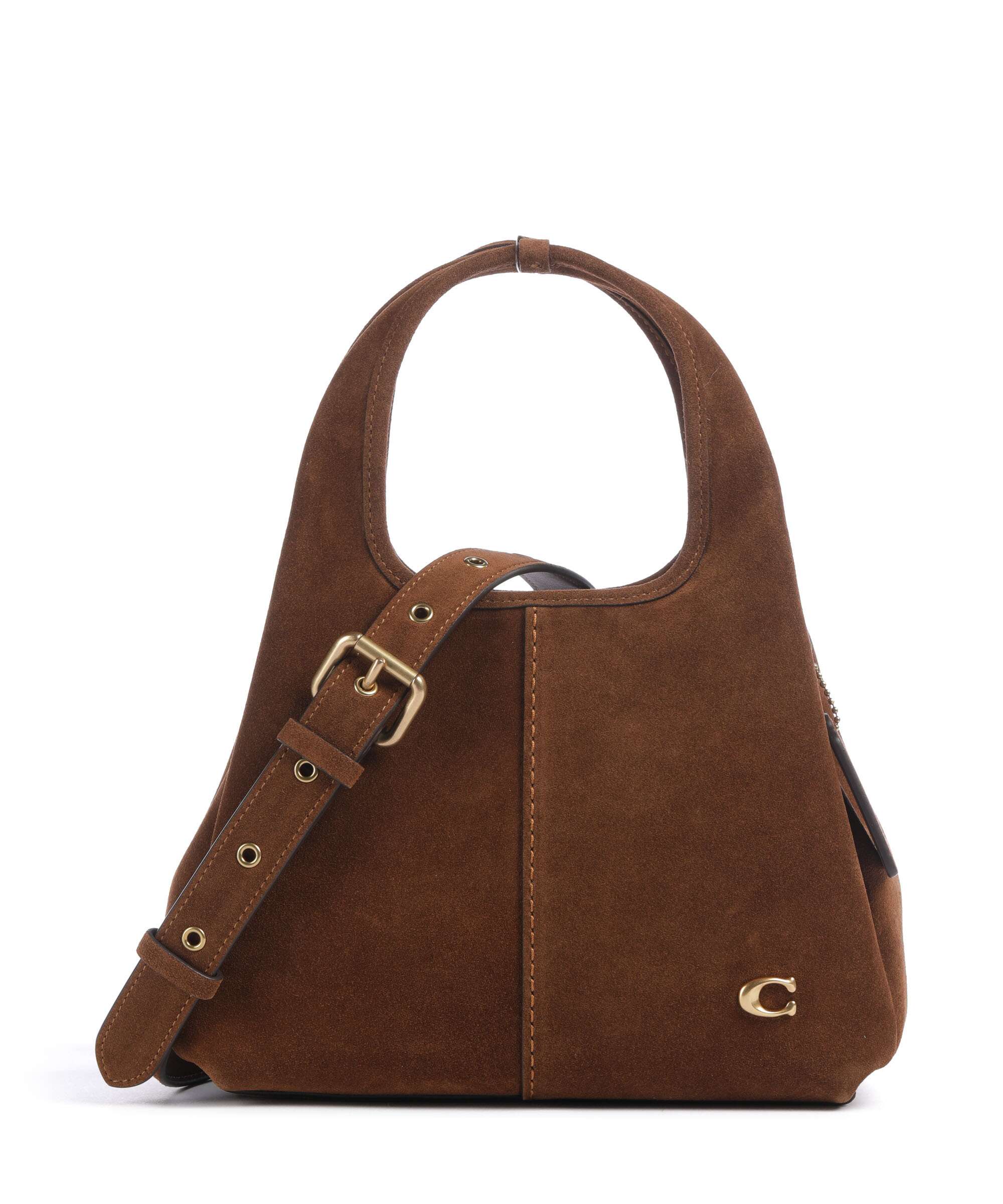 Coach Lana Suede 23 Torebka warm brown