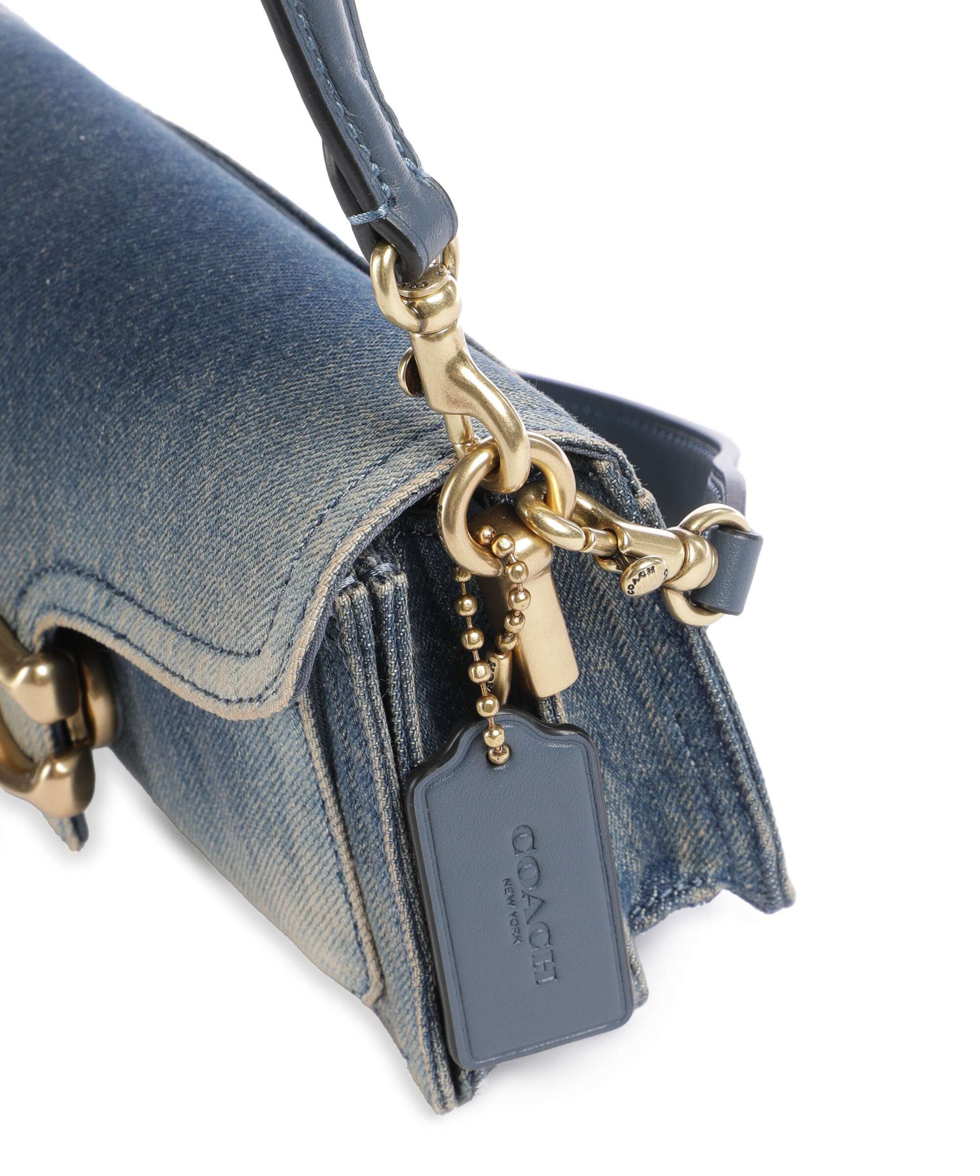 Coach Tabby Loved Denim 20 Torba na ramię dark indigo - Image 5