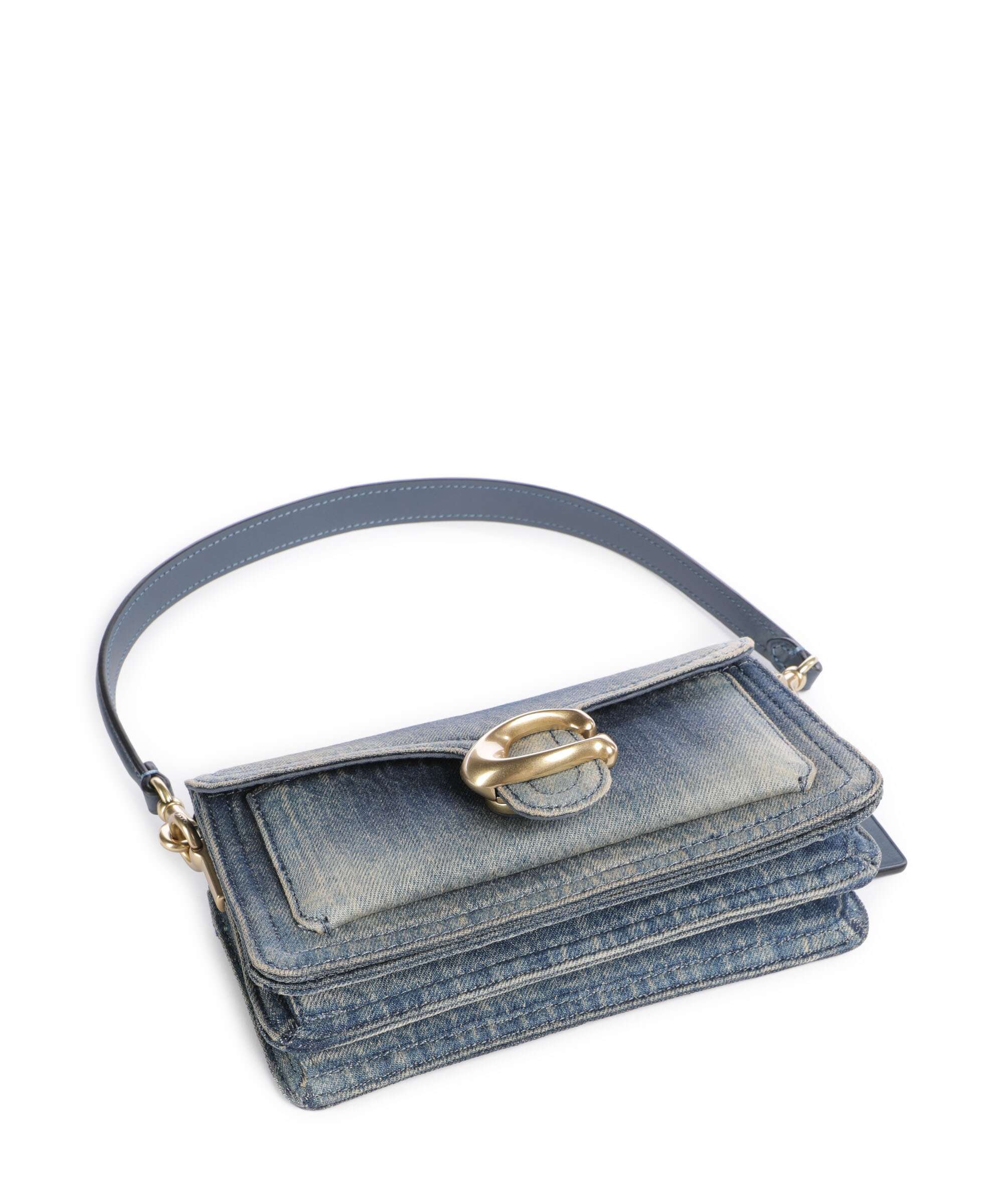 Coach Tabby Loved Denim 20 Torba na ramię dark indigo - Image 6
