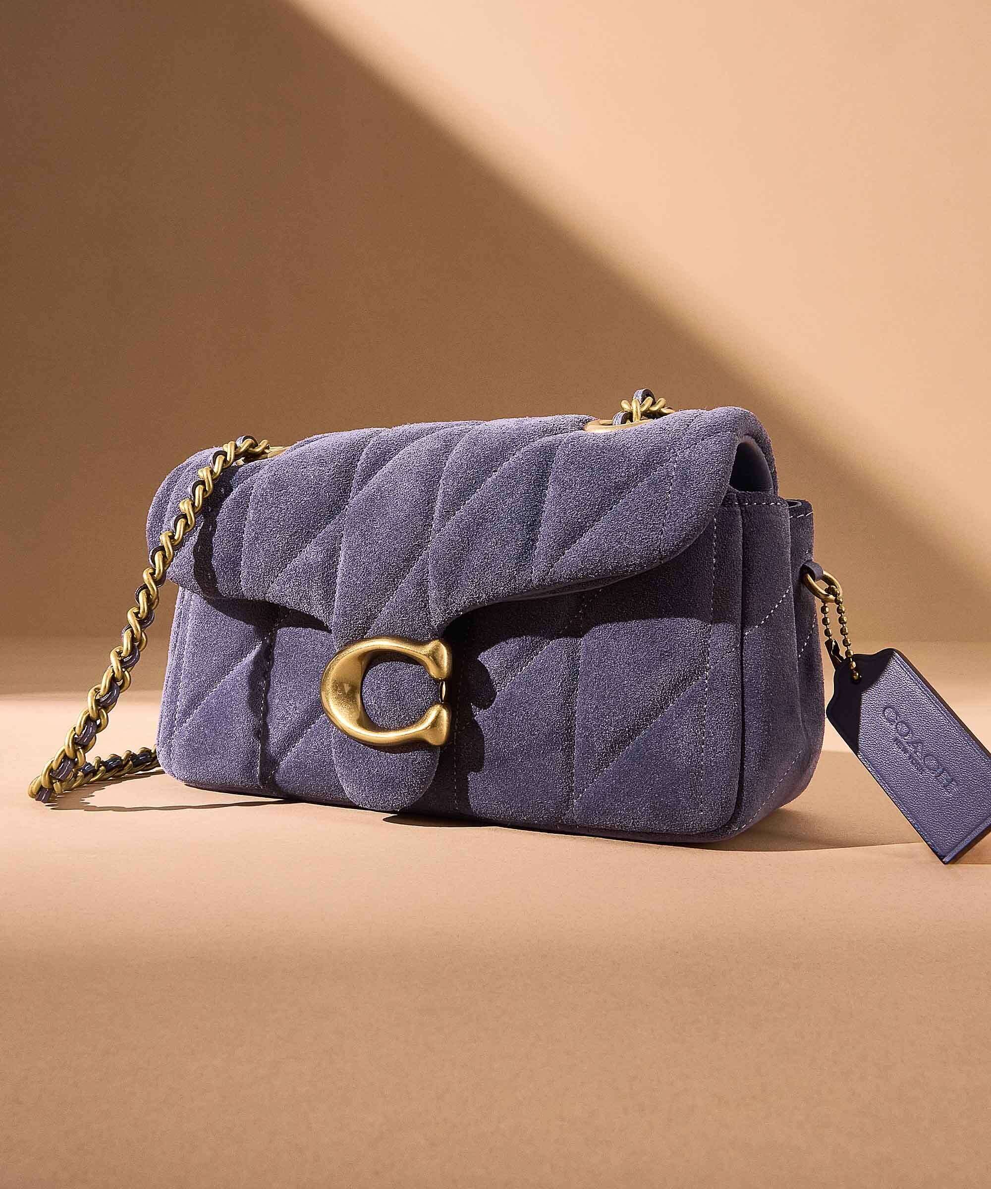 Coach Tabby Quilted 20 Torba na ramię light denim - Image 2