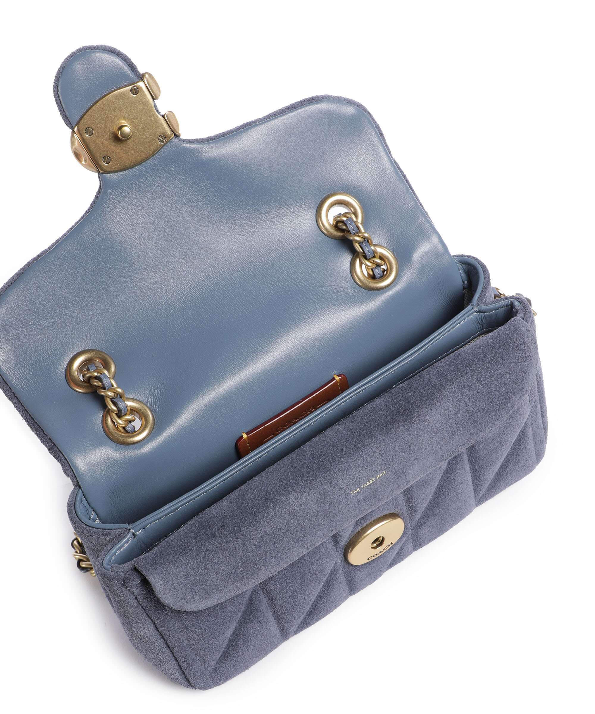 Coach Tabby Quilted 20 Torba na ramię light denim - Image 8